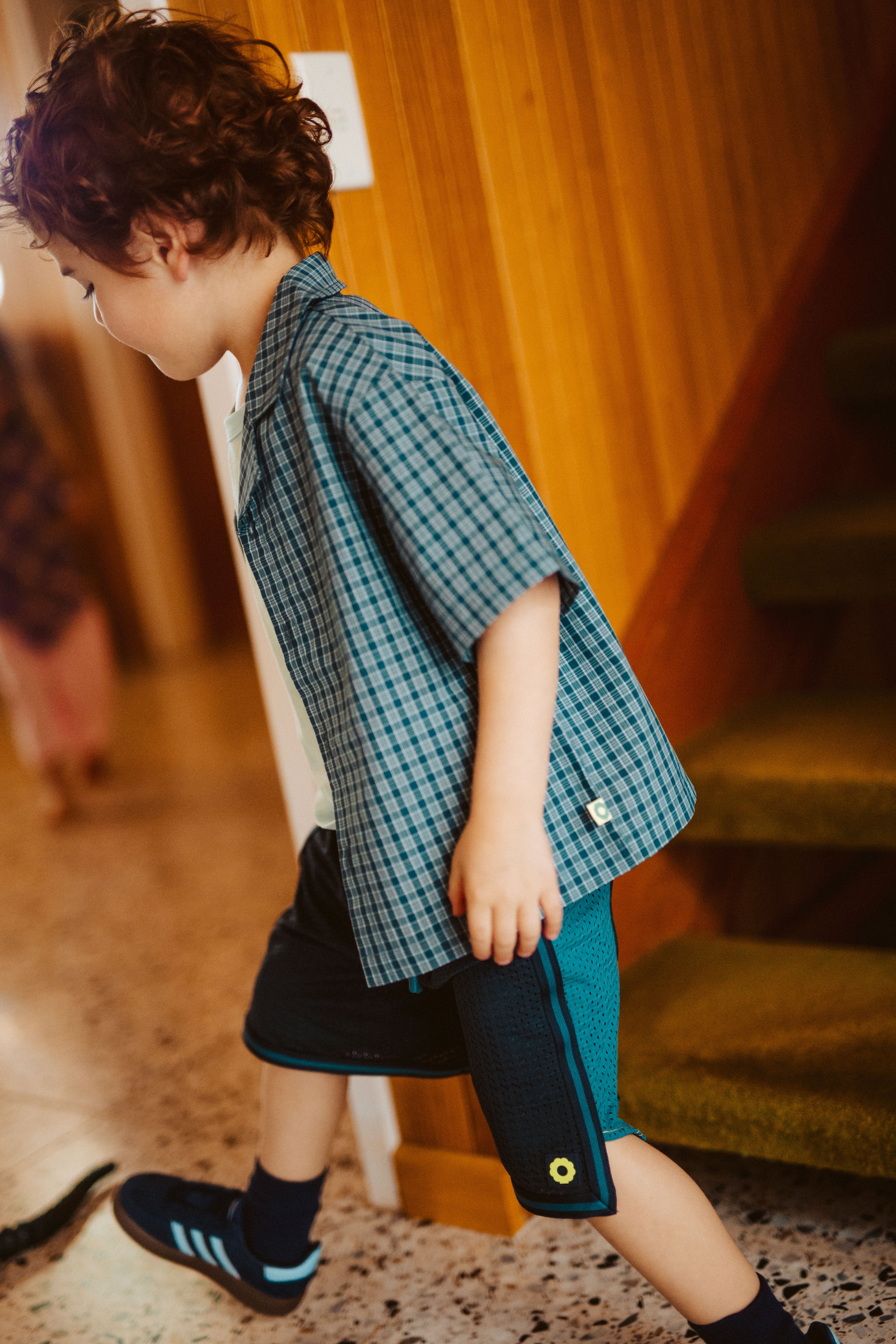 cubby frankie shirt - stormy check