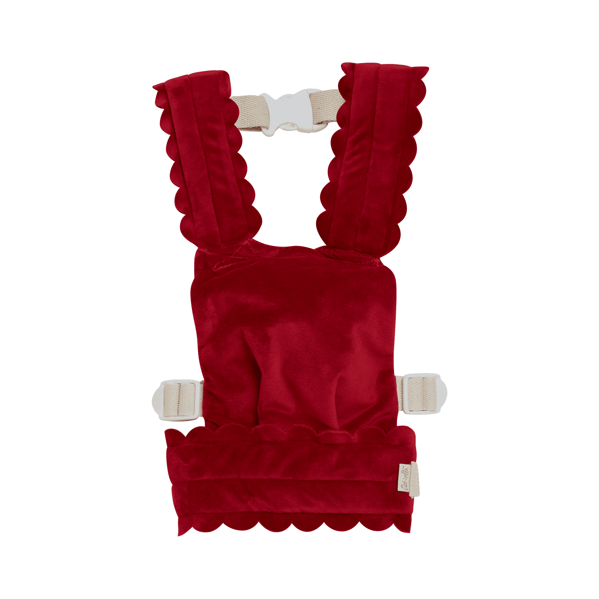 olli ella dinkum dolls petal carrier - red