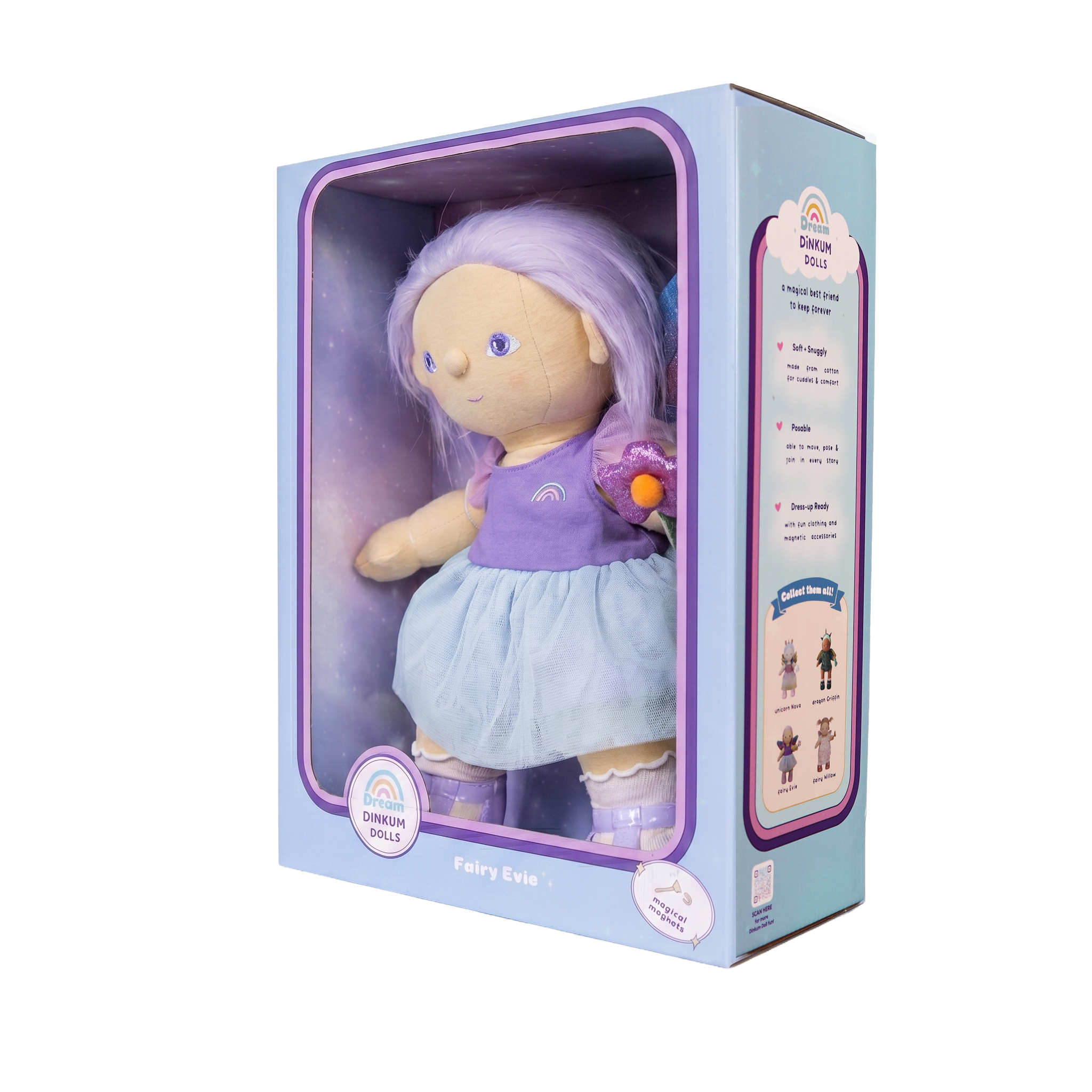 olli ella dream dinkum doll - fairy evie