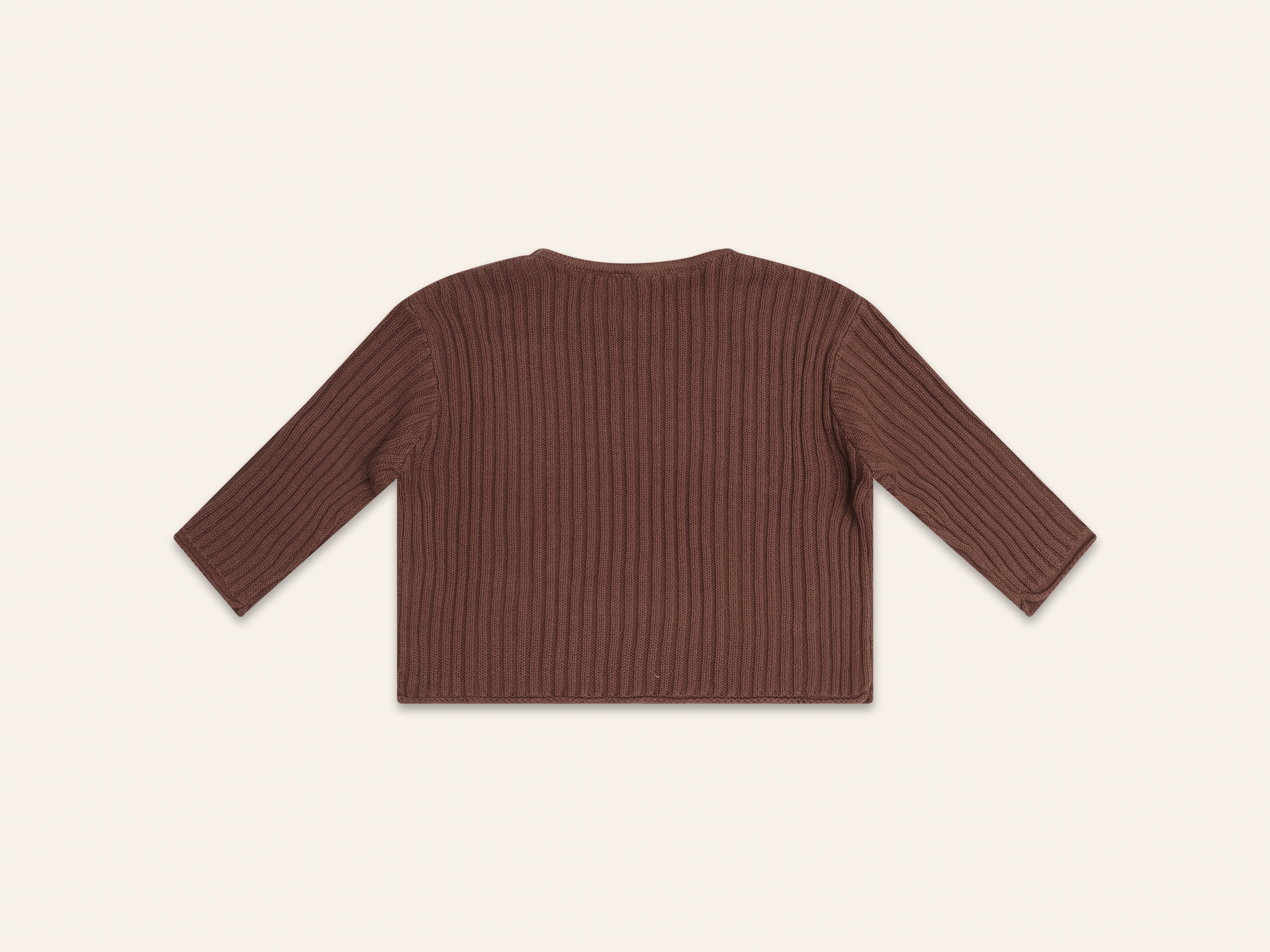 illoura the label essential knit jumper - cocoa