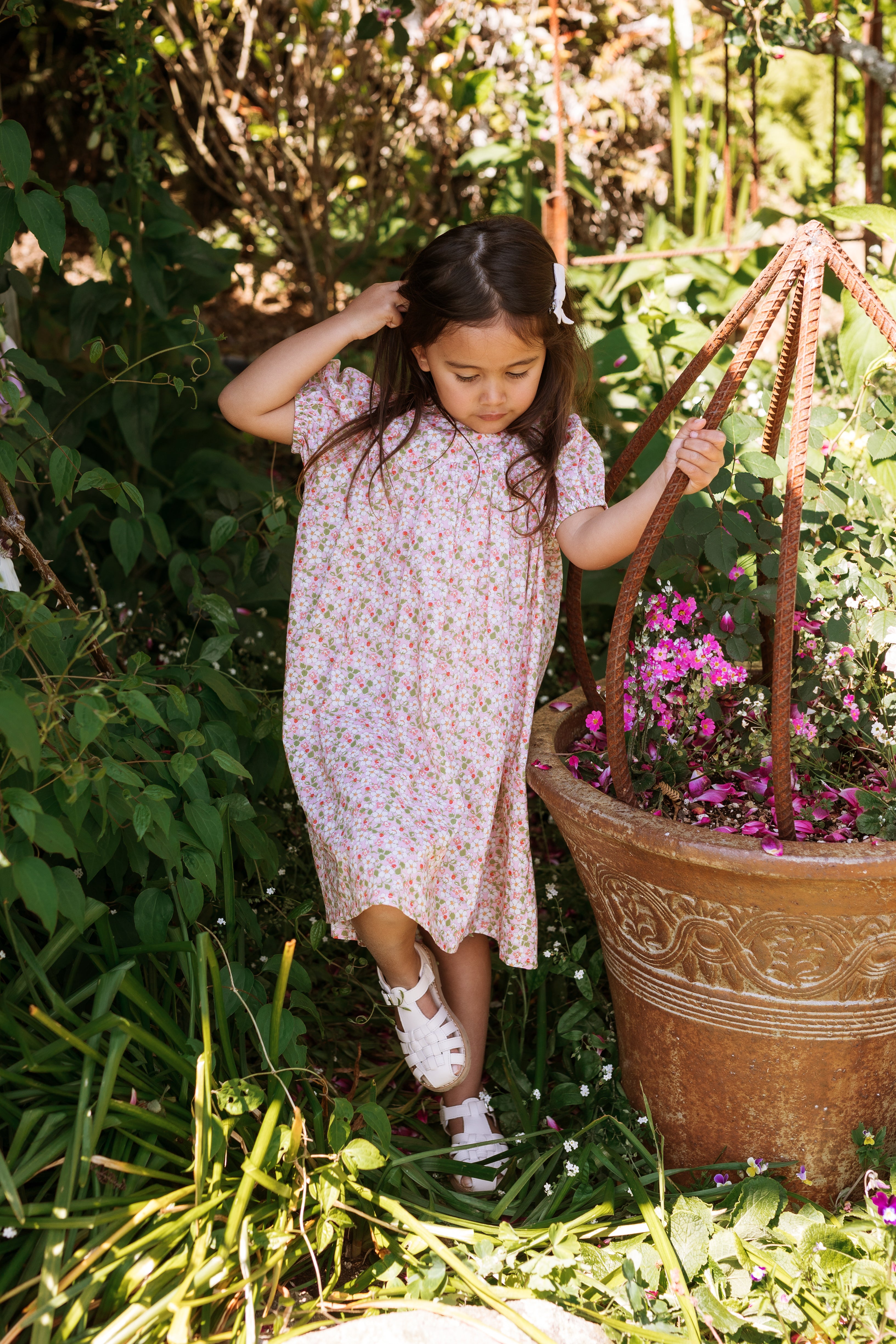 elma iris dress - liberty paysanne blossom - pre order