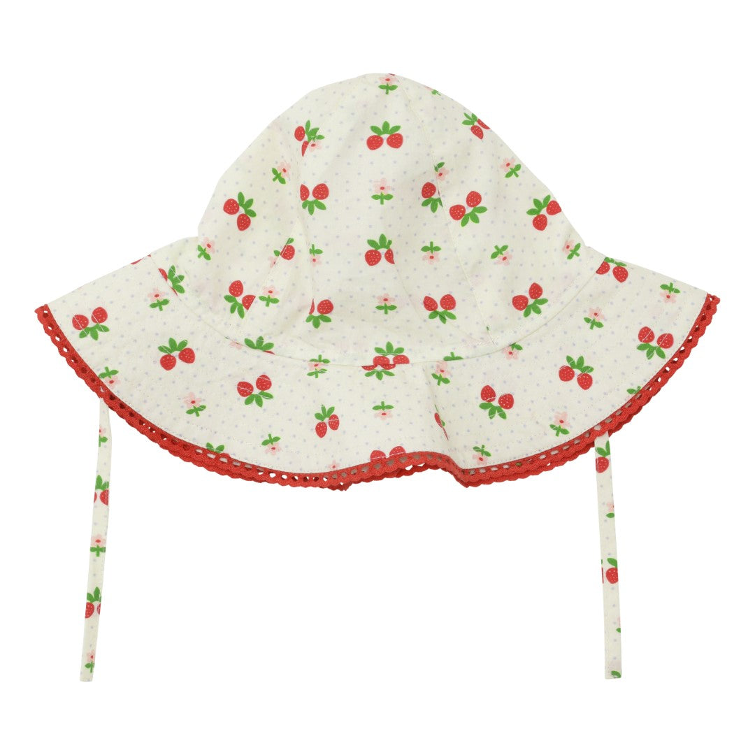 flöss sofia sunhat - soft white berry - pre order