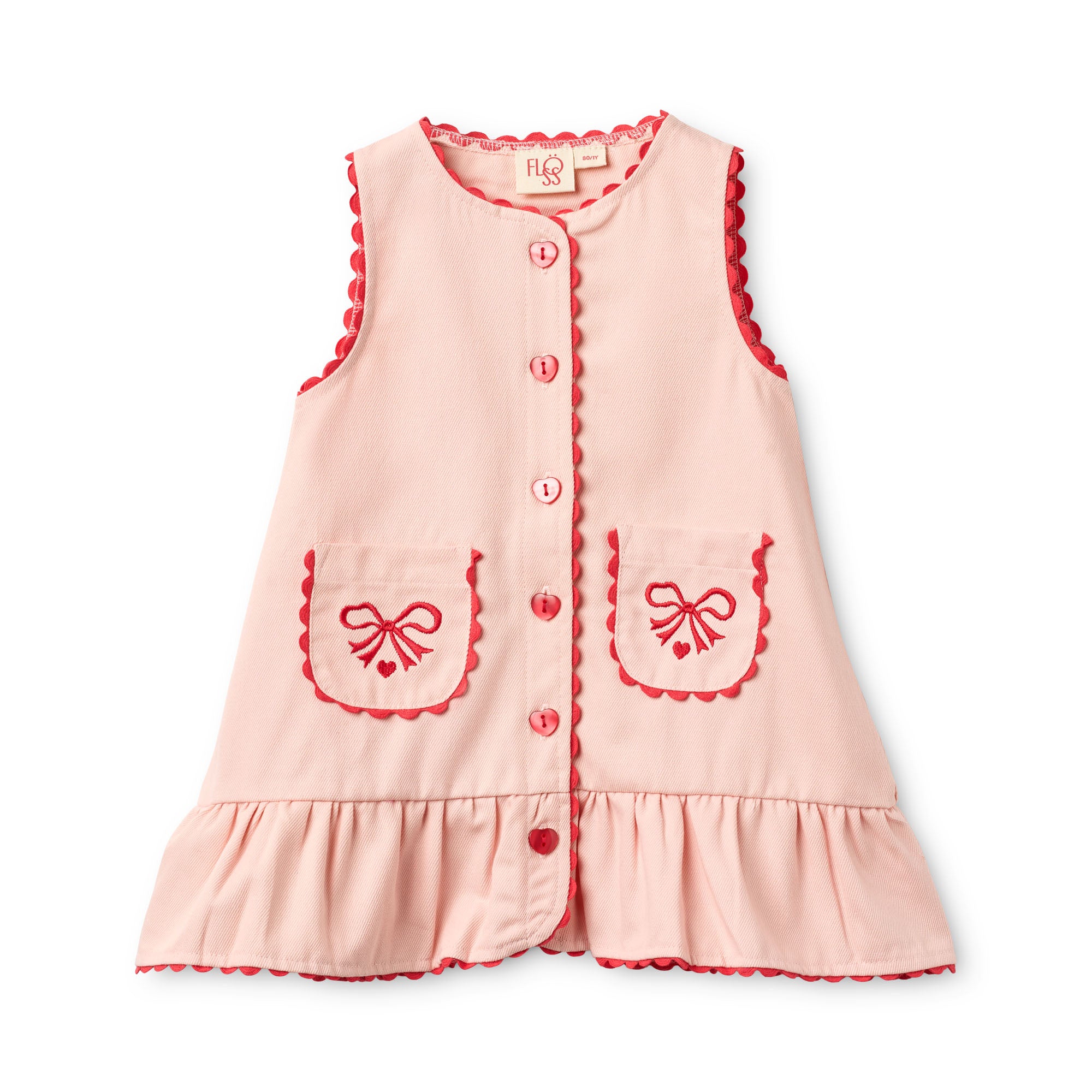 flöss elina dress - soft rose