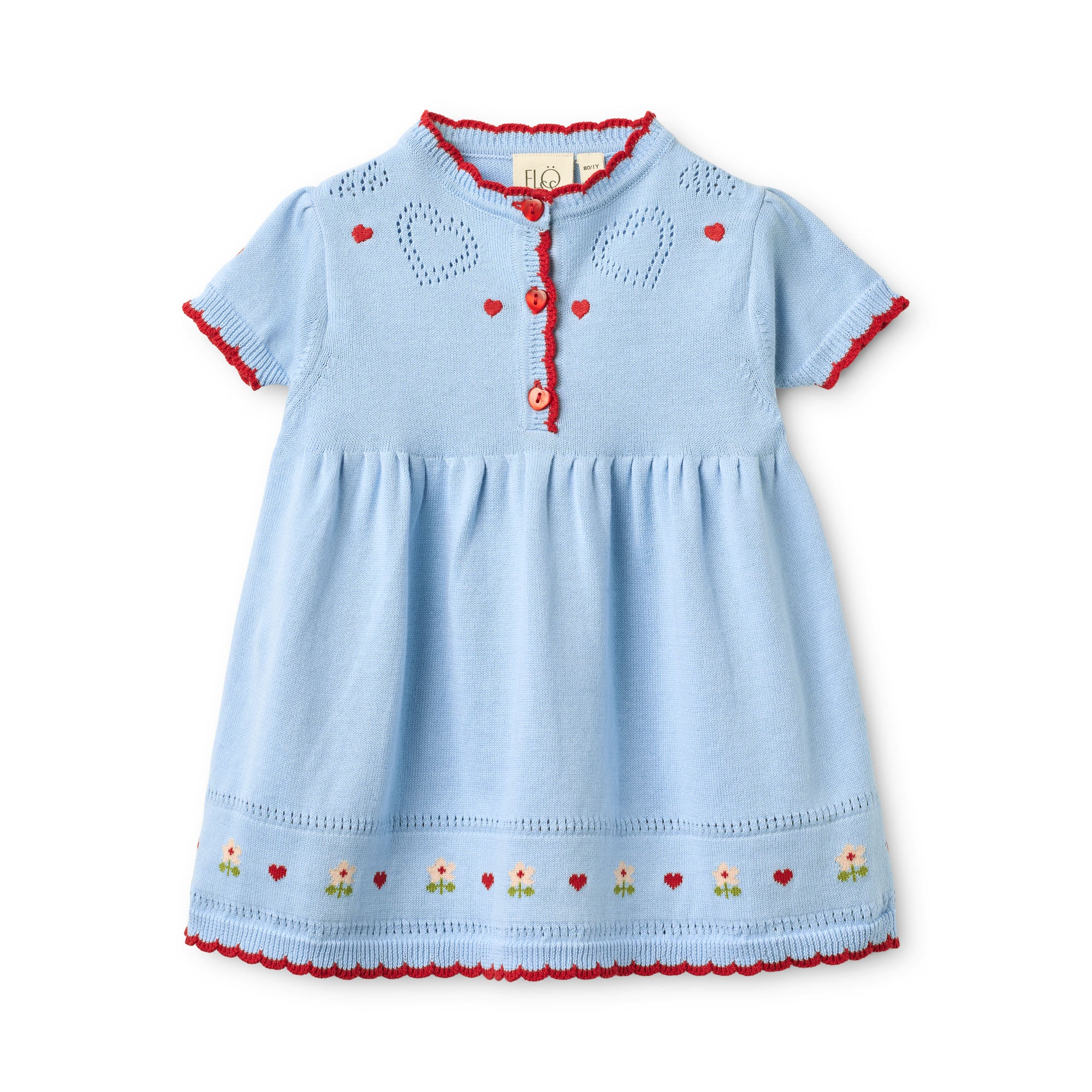 flöss blanca dress - blue sky