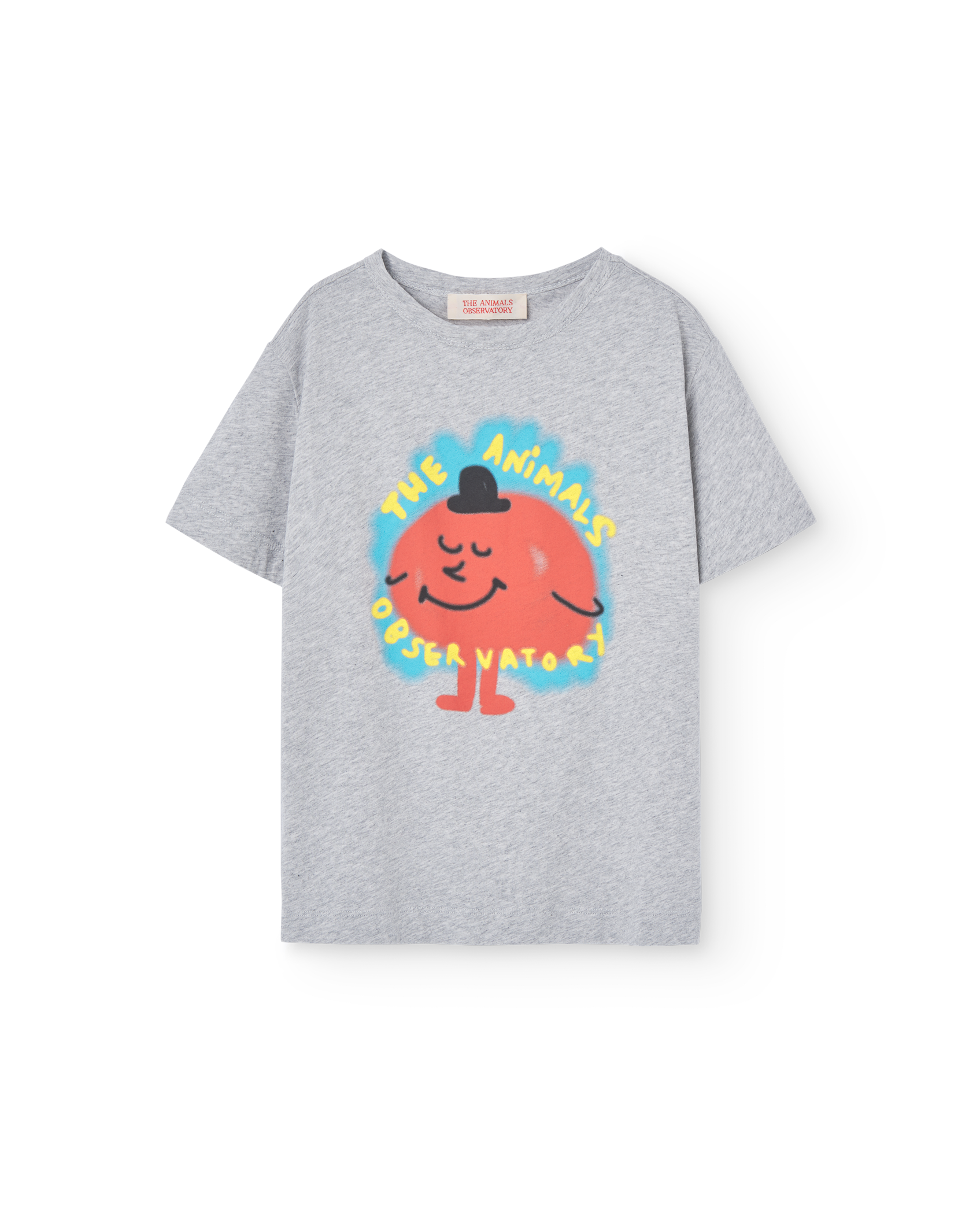 the animals observatory rooster kids t-shirt - grey