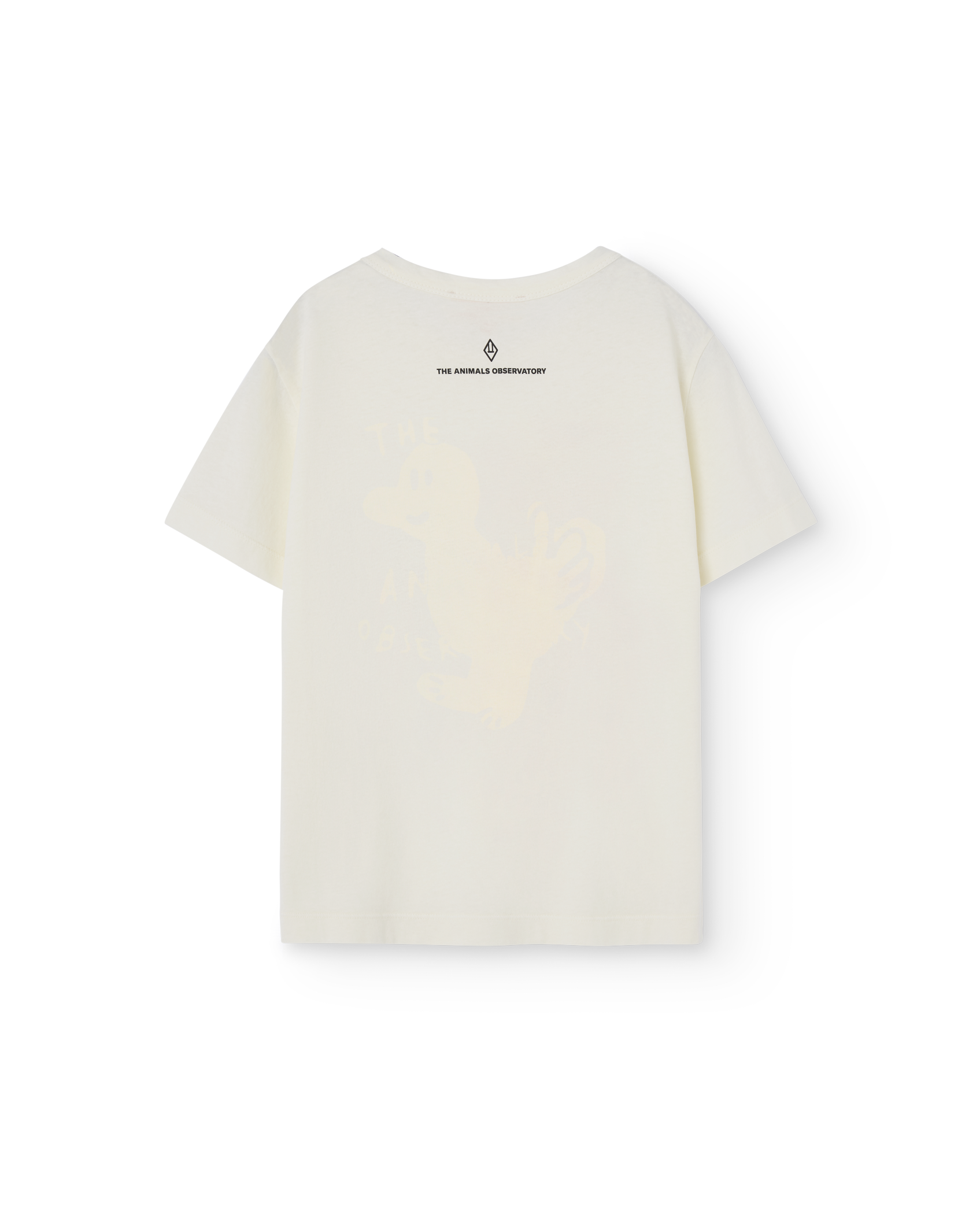 the animals observatory rooster kids t-shirt - offwhite
