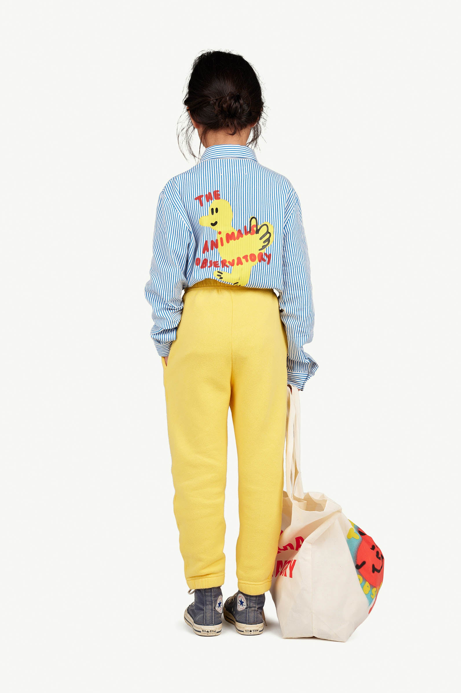 the animals observatory dromedary kids pants - yellow