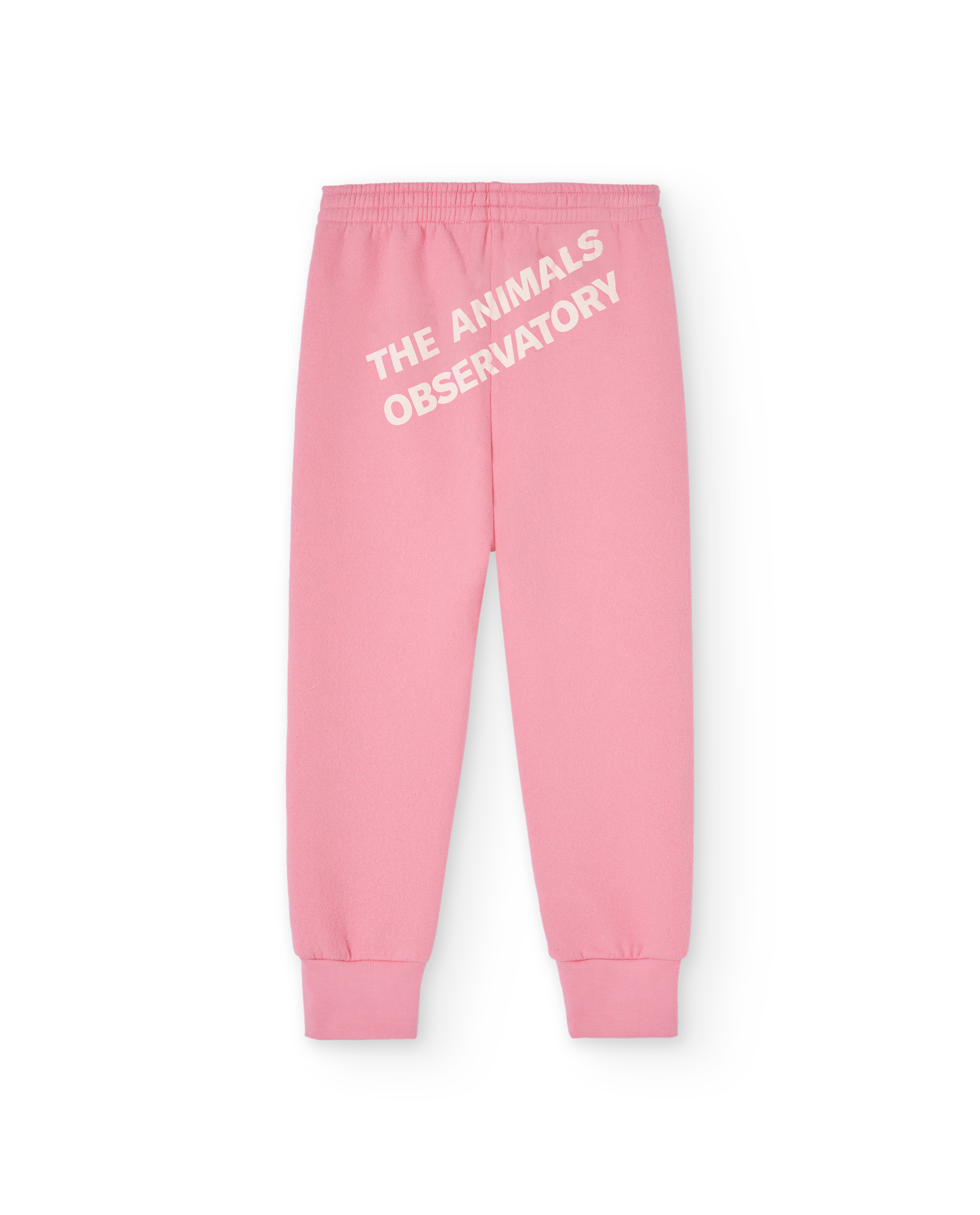 the animals observatory pink sheep patch panther kids sweatpants -