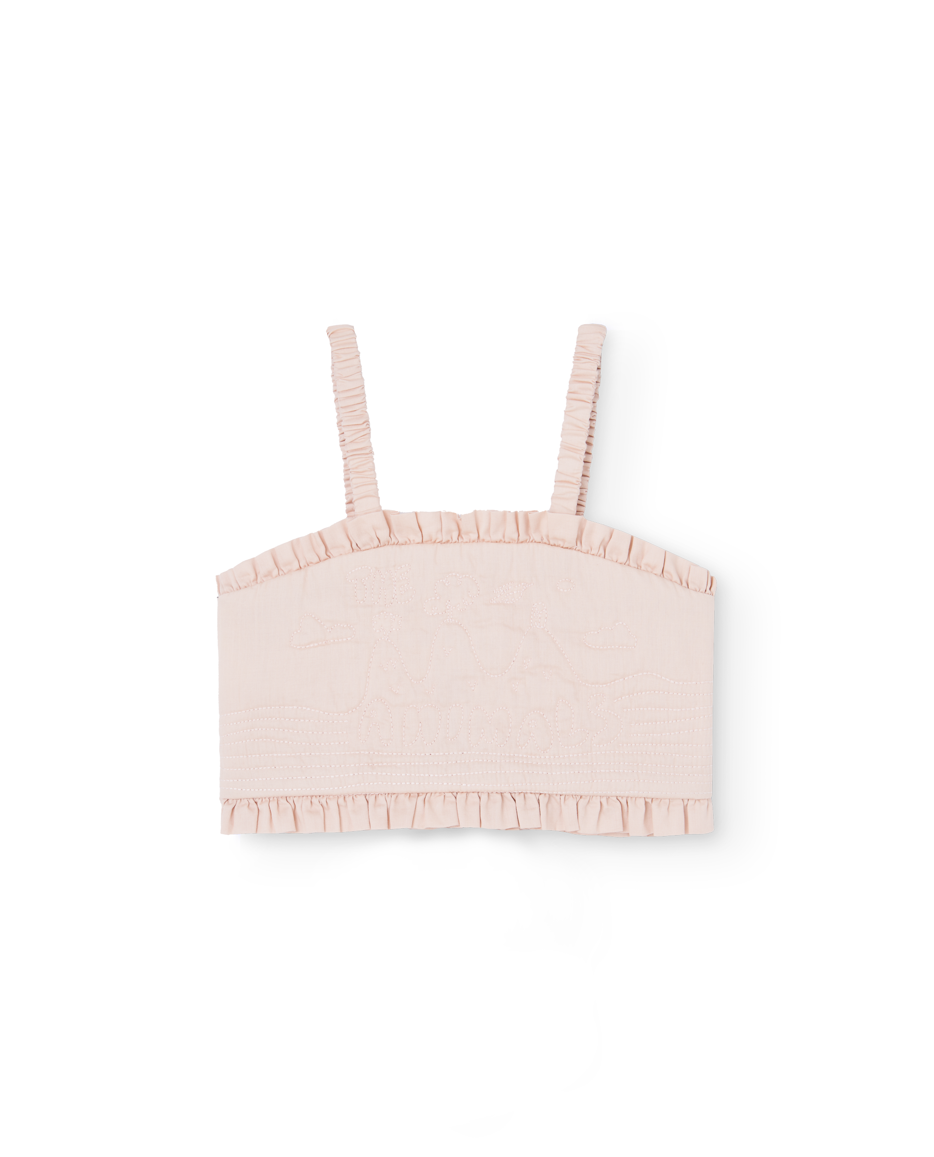 the animals observatory quail kids corset top - rose