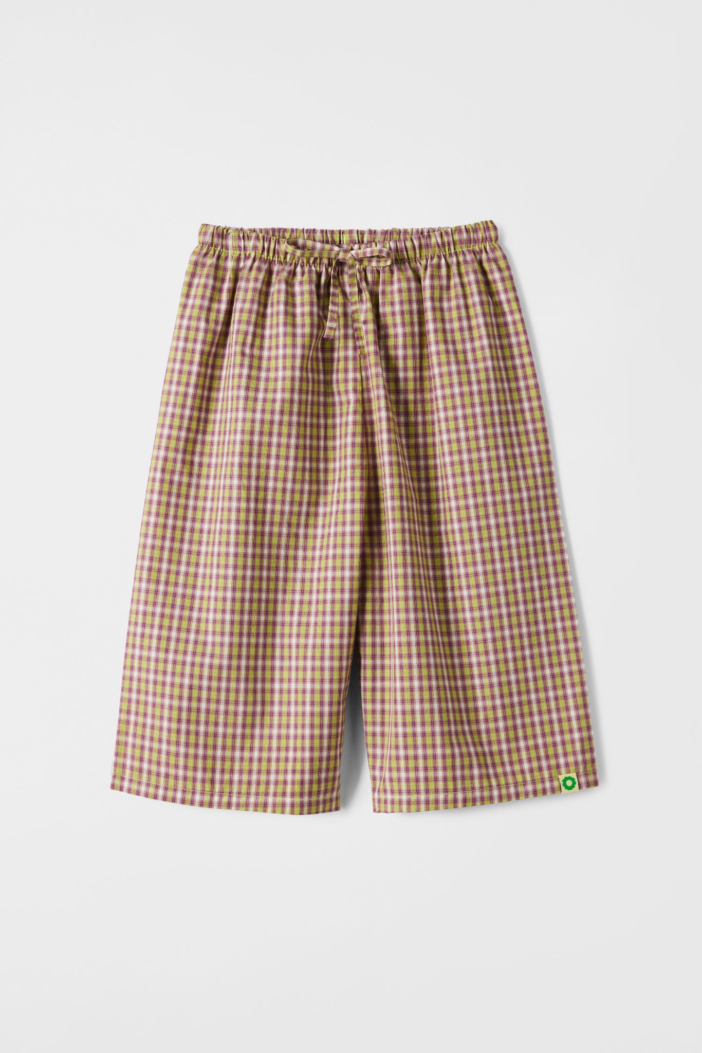 cubby frankie long short - lime check