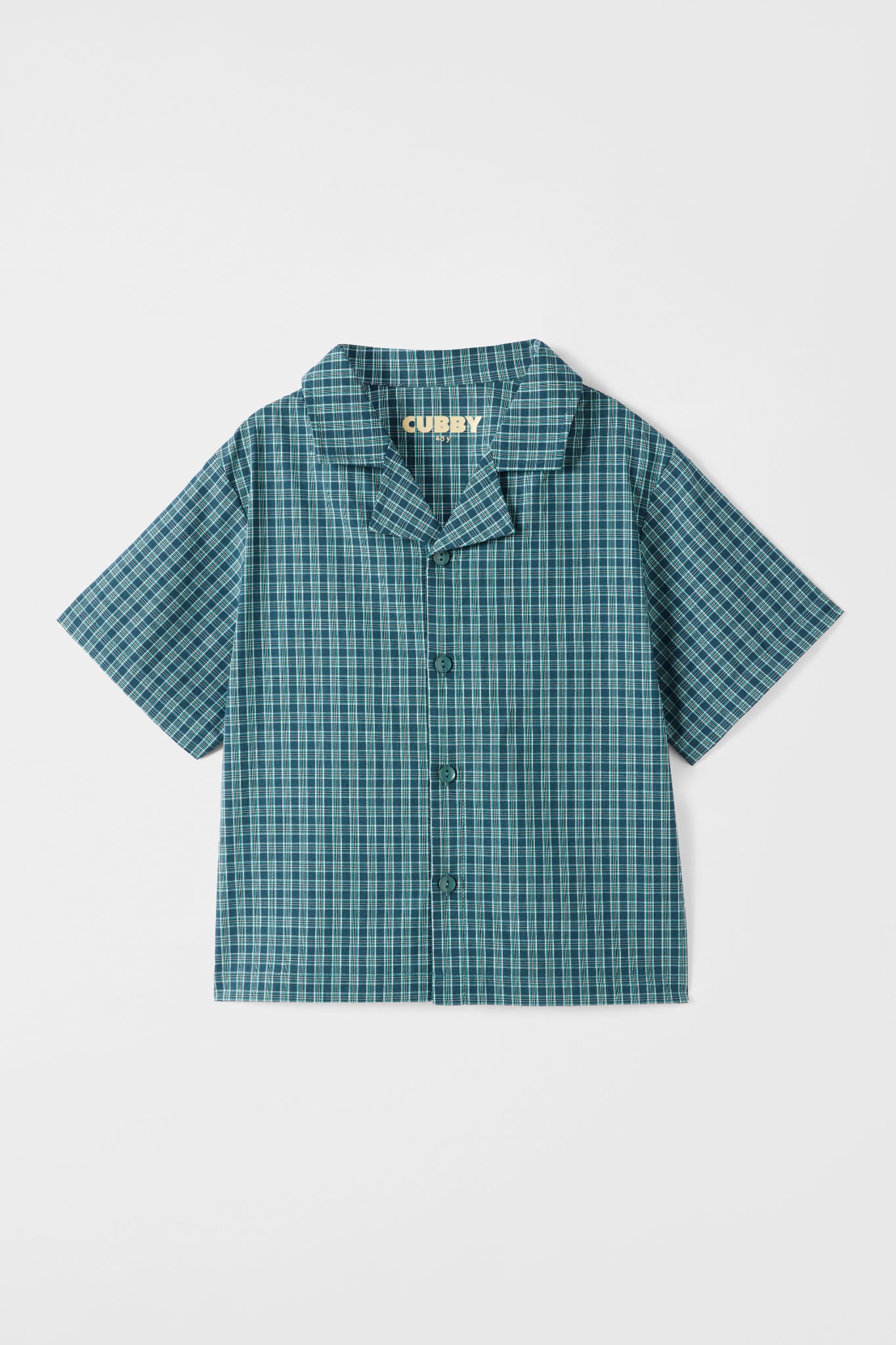 cubby frankie shirt - stormy check