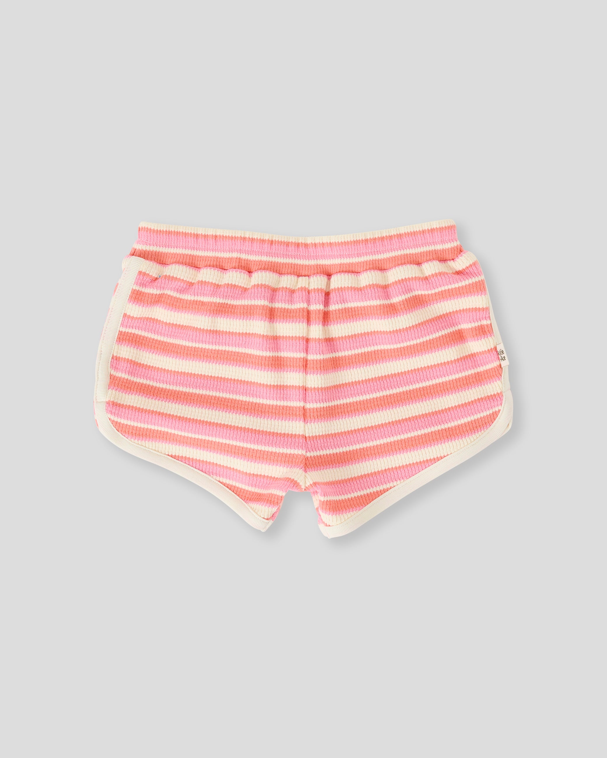 goldie + ace watermelon stripe shorts - pink / peach