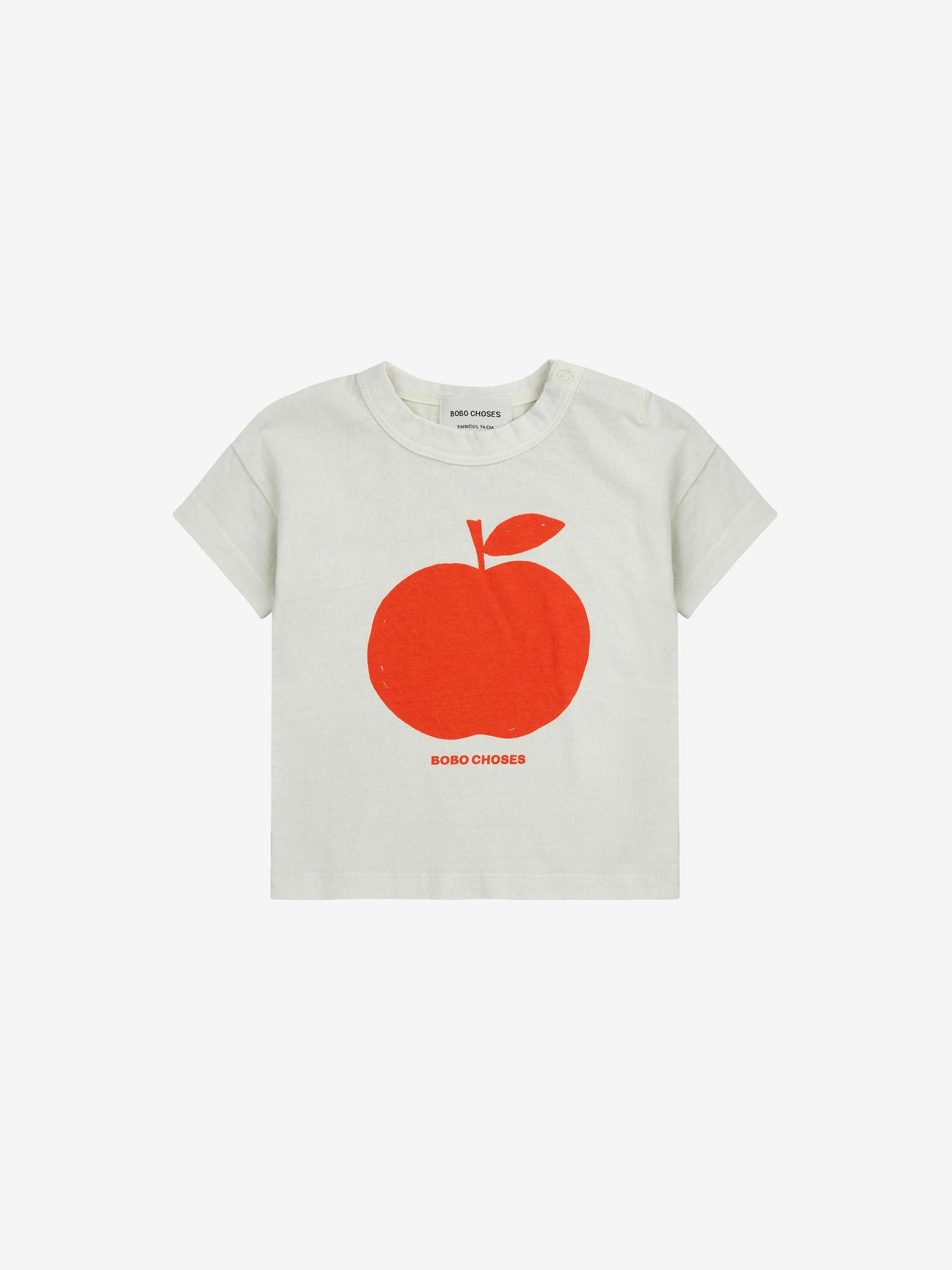bobo choses iconic collection baby poma ecru t shirt