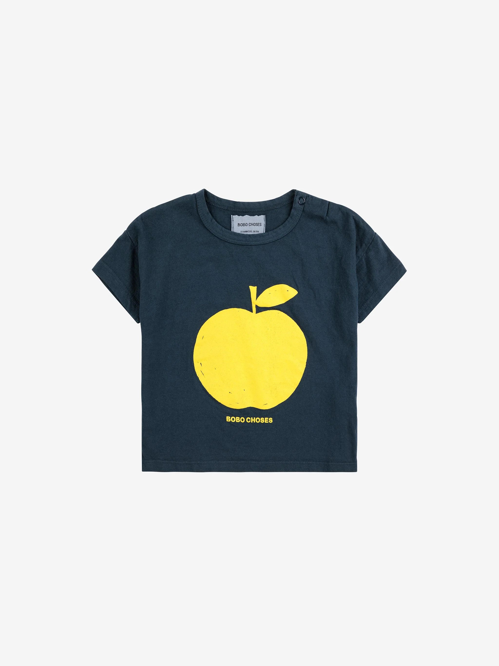 bobo choses iconic collection baby poma navy t shirt