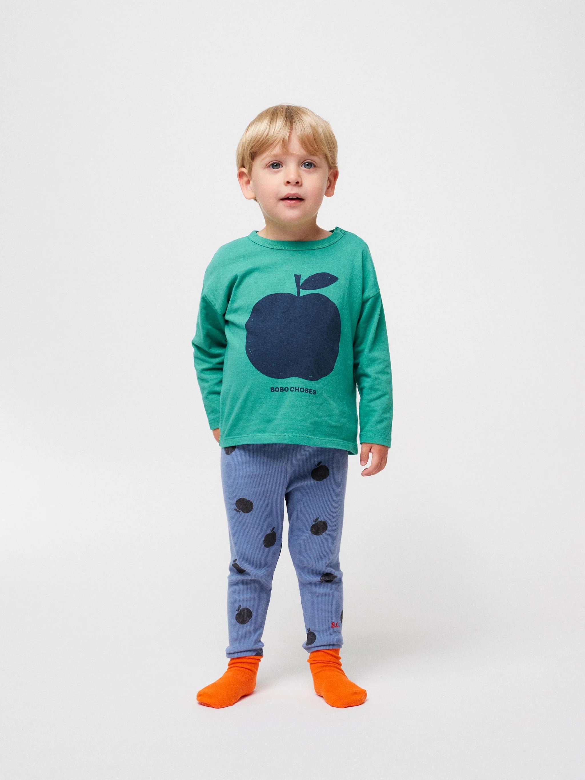 bobo choses baby poma green t shirt