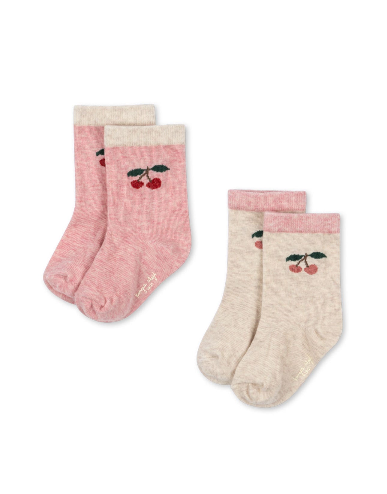 konges slojd 2 pack cherry socks