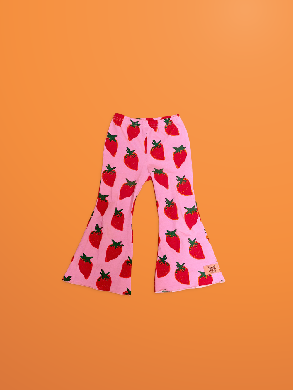 hey tiger big strawbs cotton flares