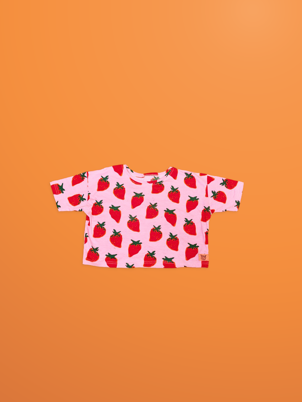 hey tiger big strawbs cotton tee