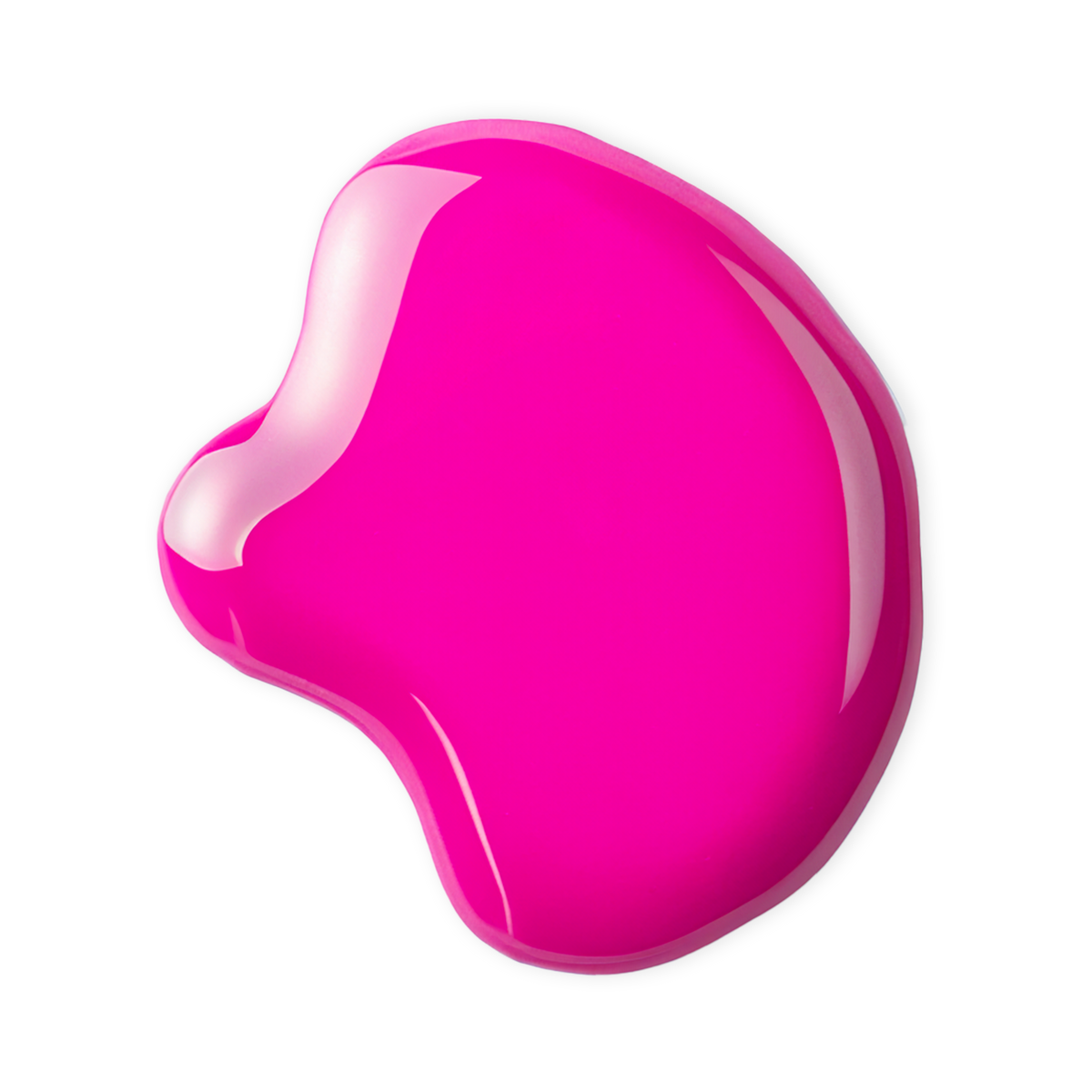 inuwet water based nail polish - fluoro pink bubblegum