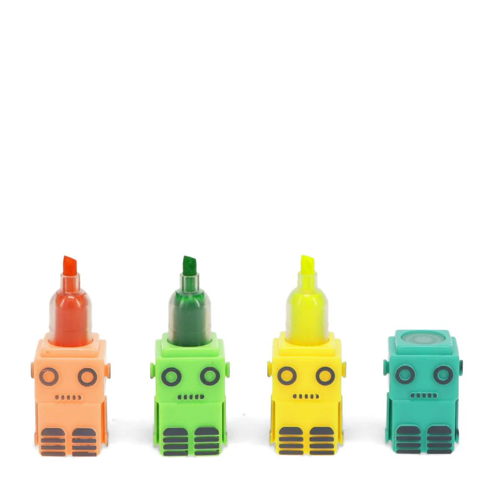 rex london stackable highlighters - robot