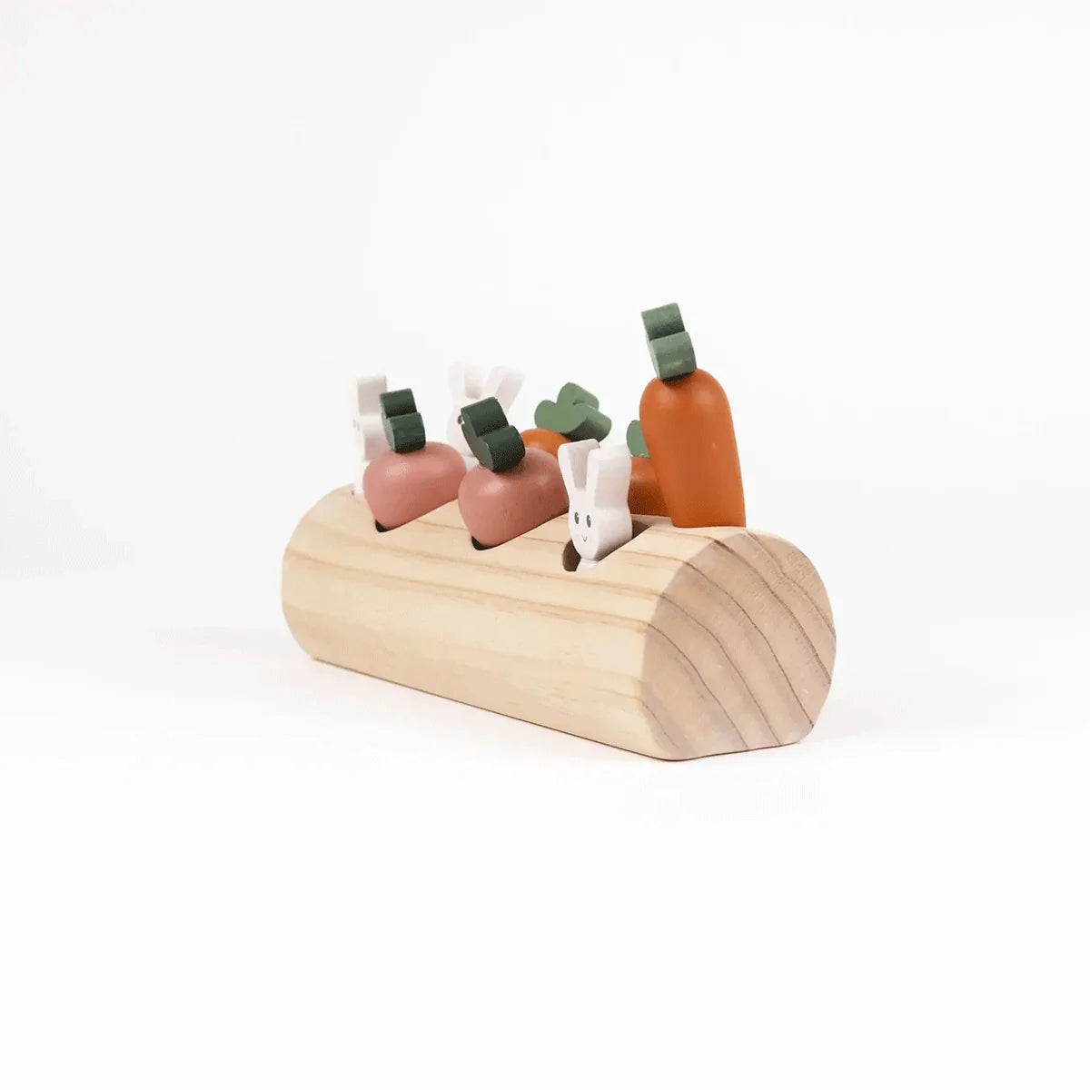 egmont toys rabbit and vegetables log