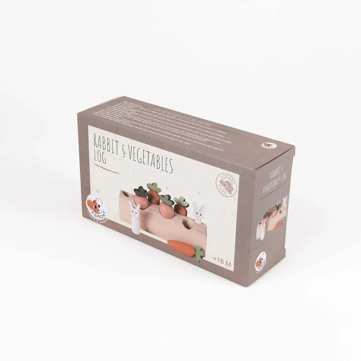 egmont toys rabbit and vegetables log