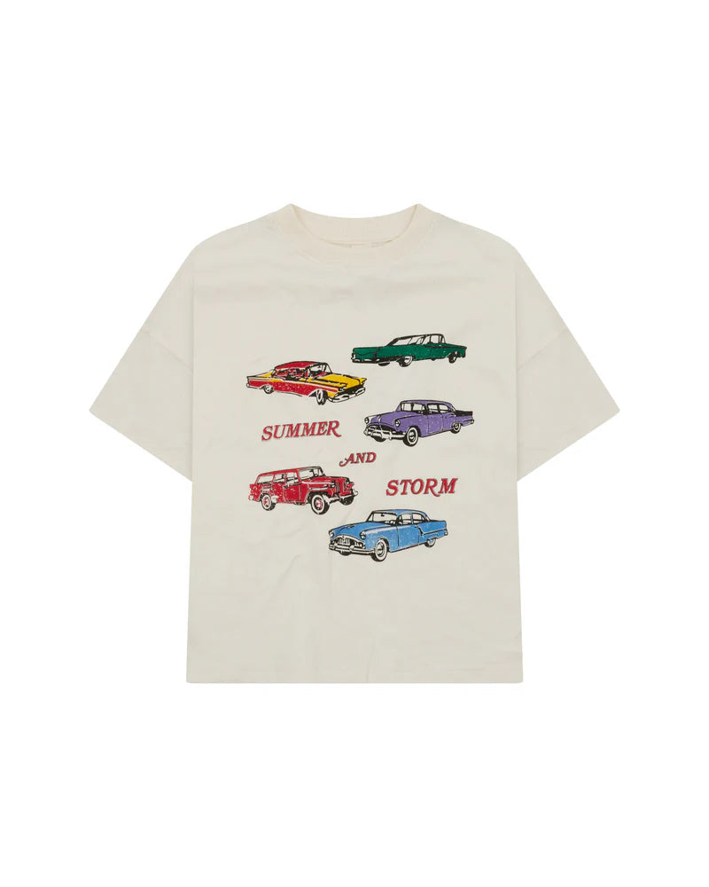 summer and storm car collection tee - clay (pre order)