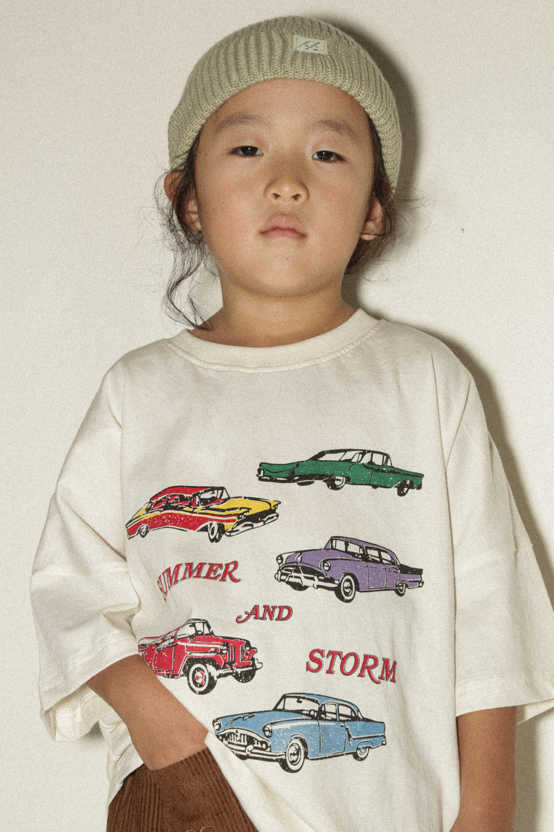 summer and storm car collection tee - clay (pre order)