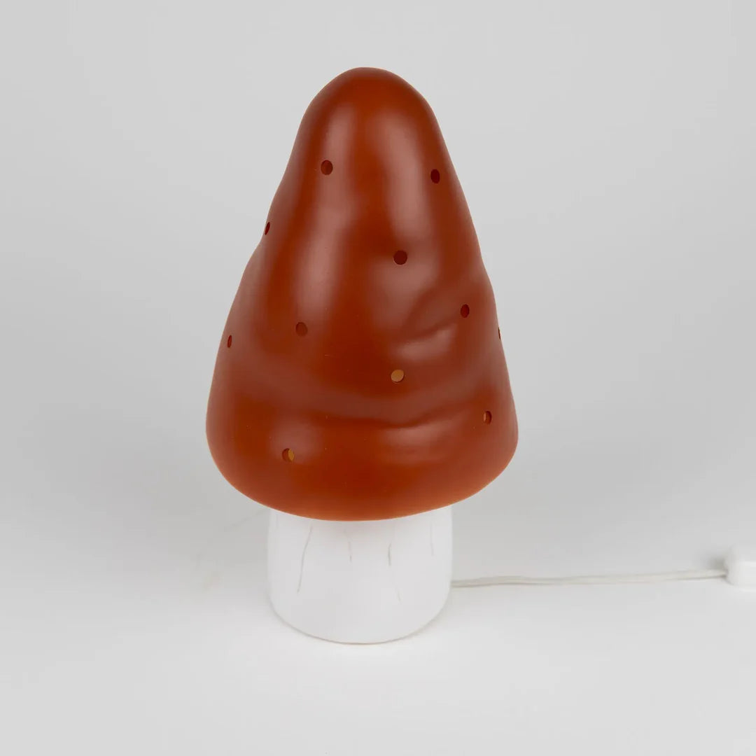 heico by egmont small mushroom lamp - brick red