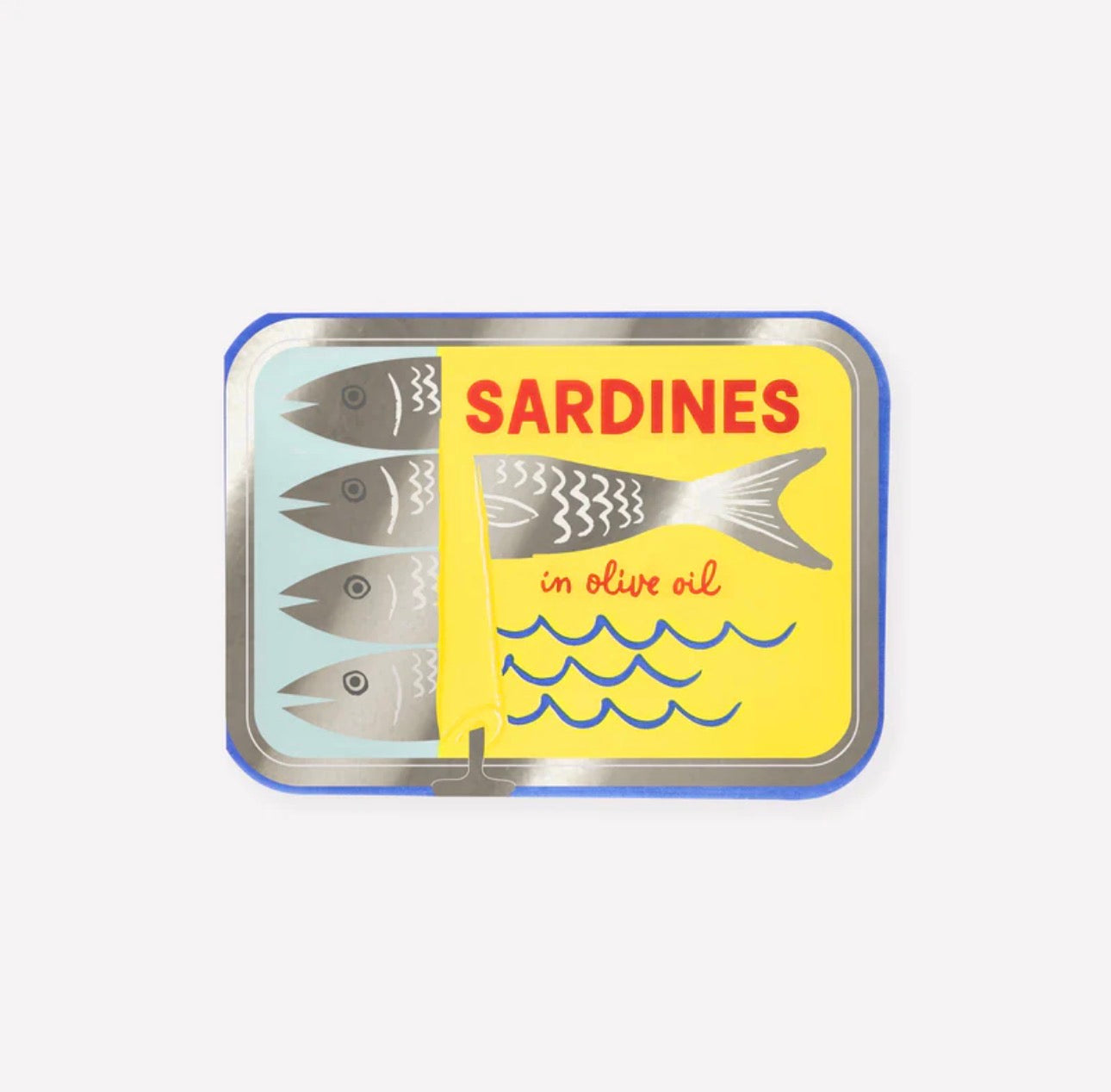 meri meri tin sardine napkins (pack of 16)