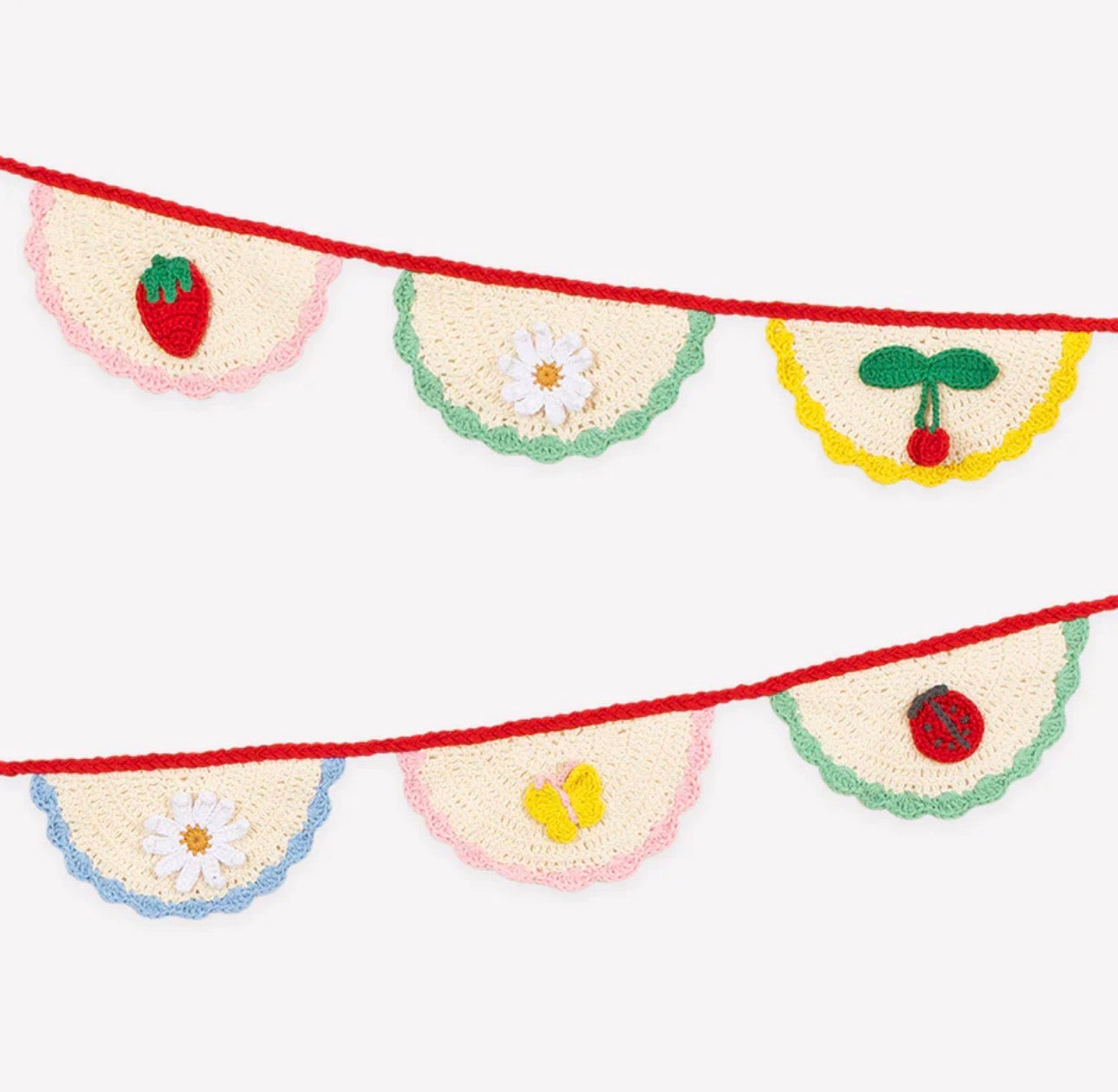 meri meri crochet scalloped garland
