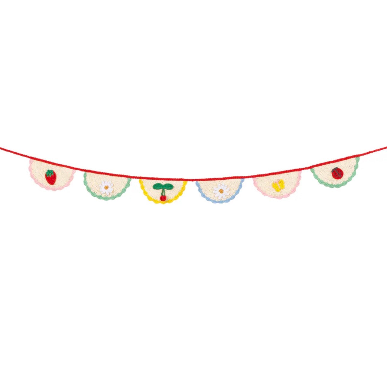 meri meri crochet scalloped garland