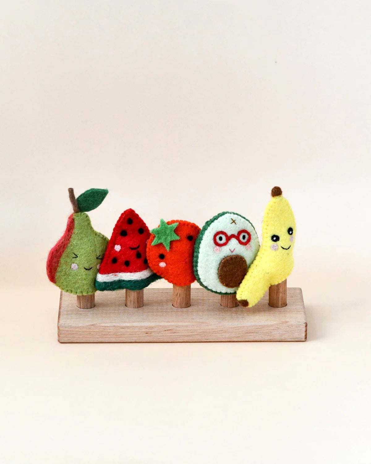 tara treasures finger puppet set - fruits