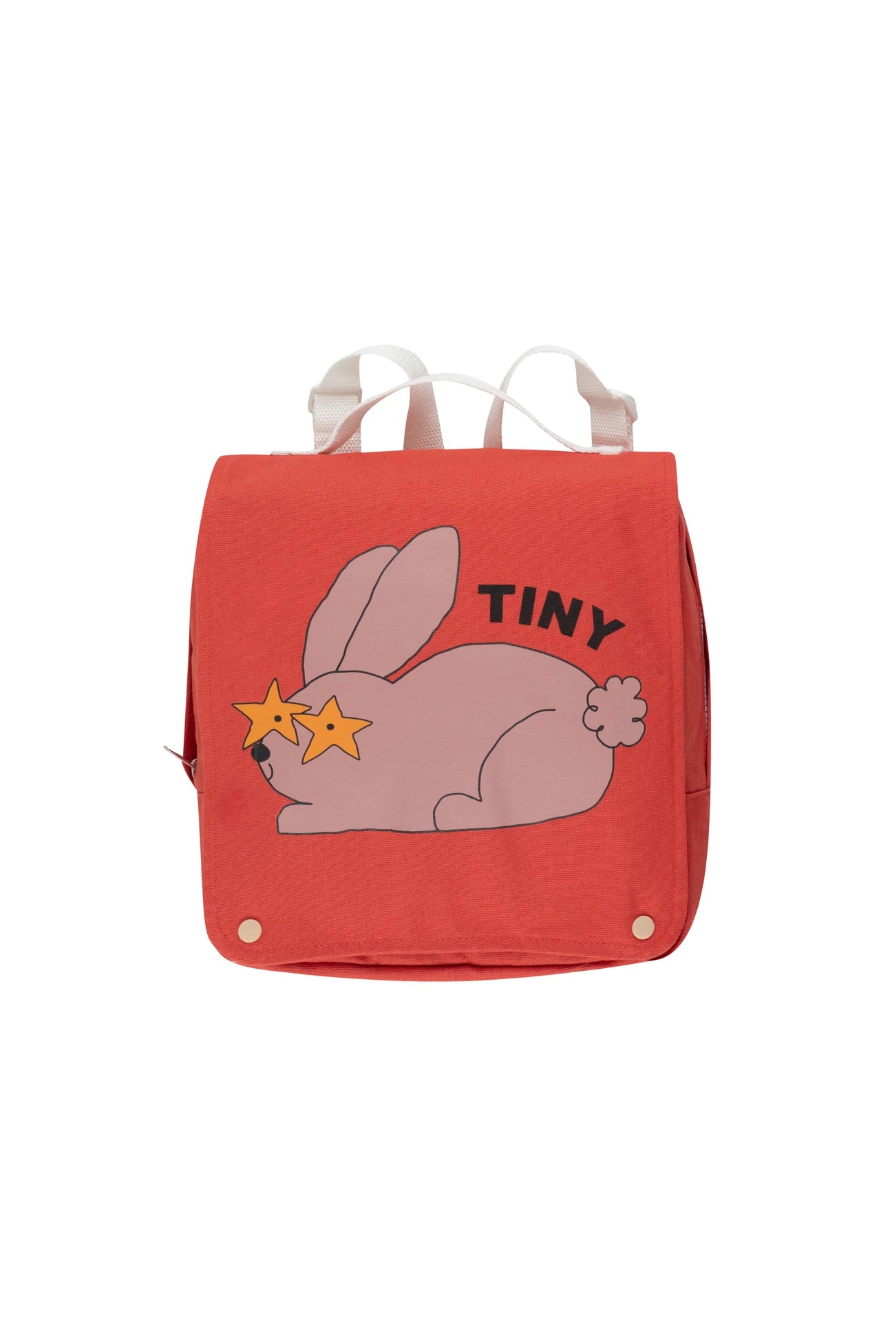 tiny cottons tiny rabbit toddler backpack - summer red