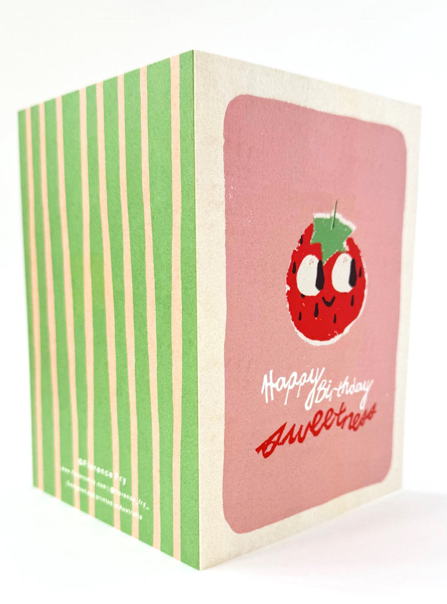 florence fry happy birthday sweetness card