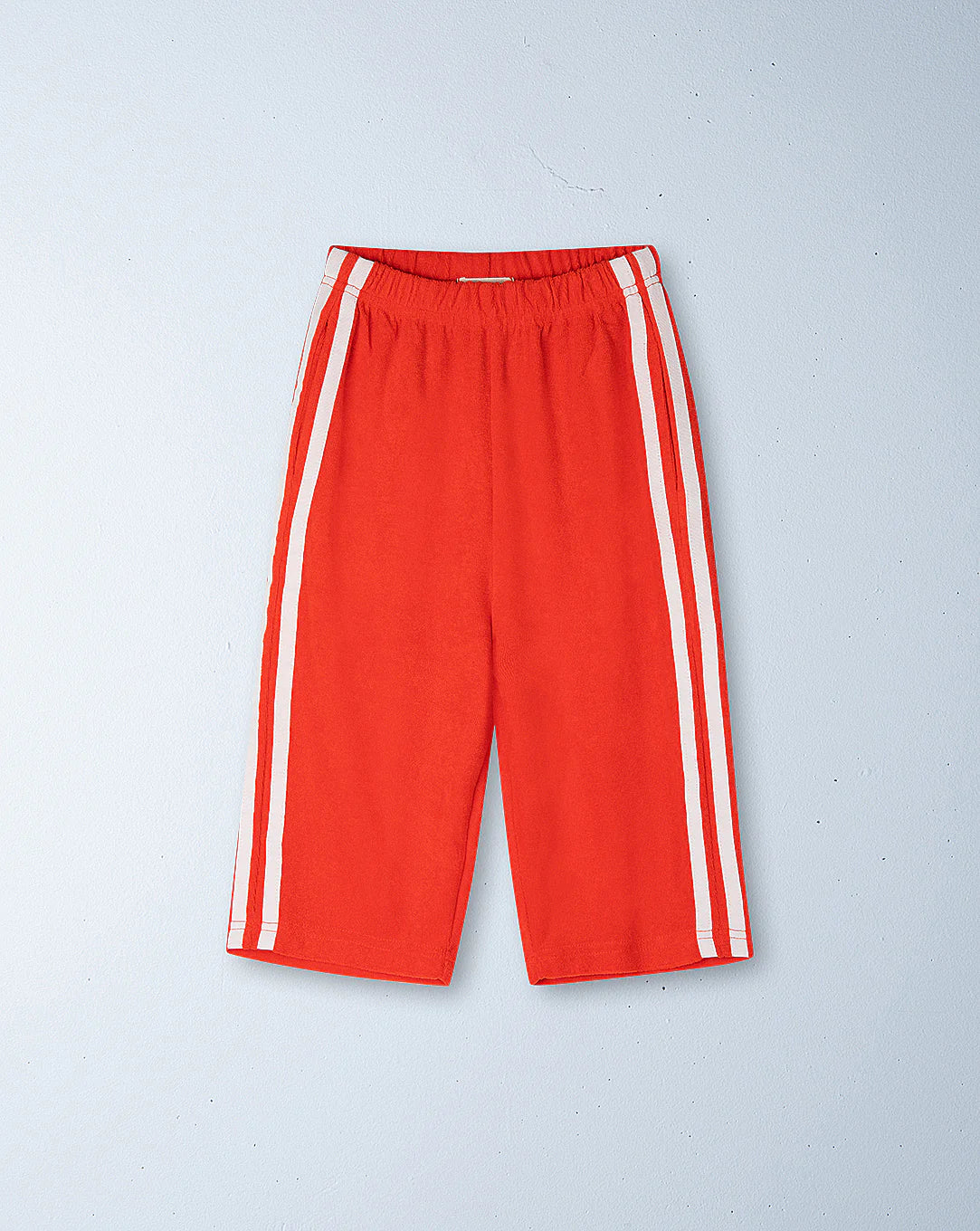 ziggy zaza twin stripe terry pant - rosso