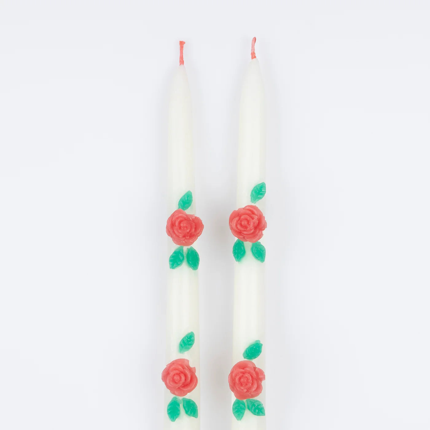 meri meri rose taper candles (pack of 2)