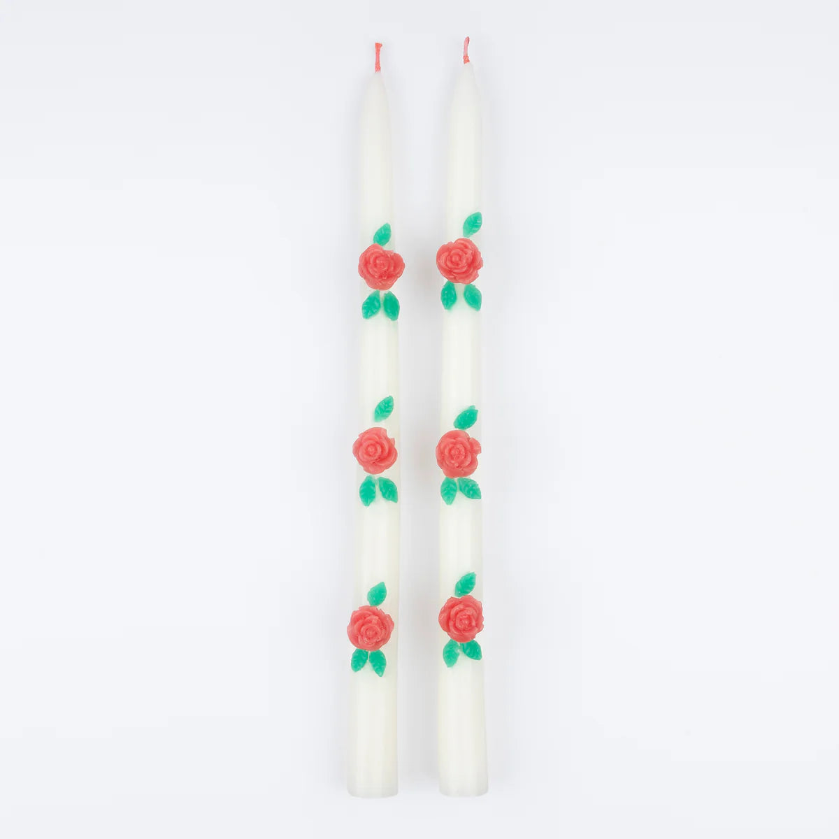 meri meri rose taper candles (pack of 2)