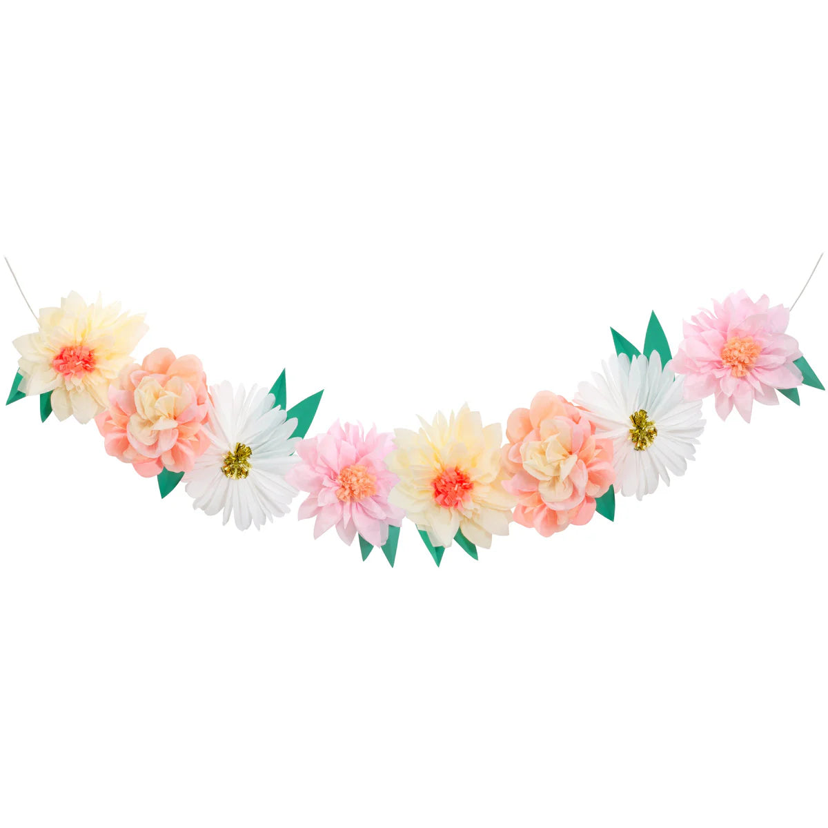 meri meri flower garden giant garland