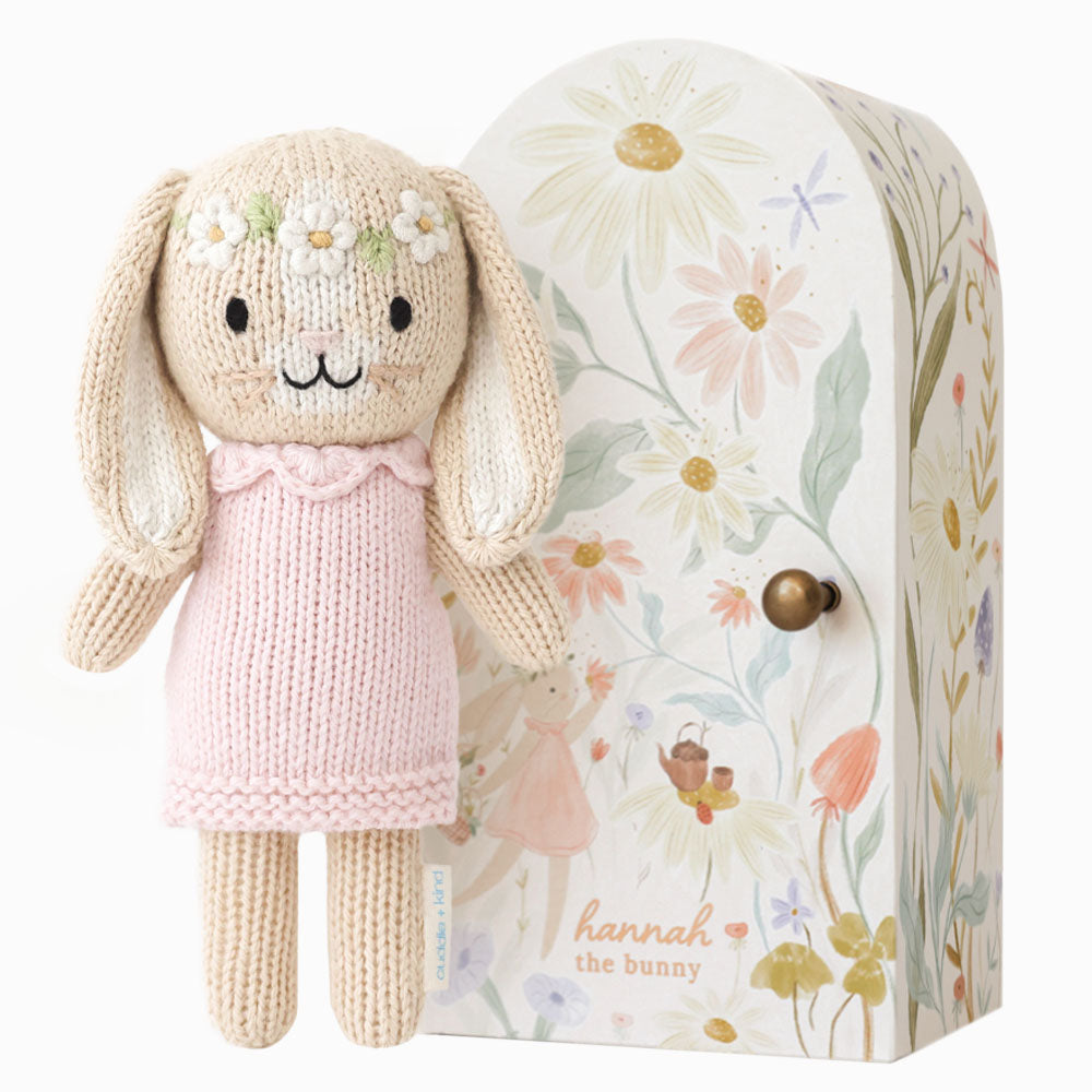 cuddle + kind tiny hannah the bunny - blush