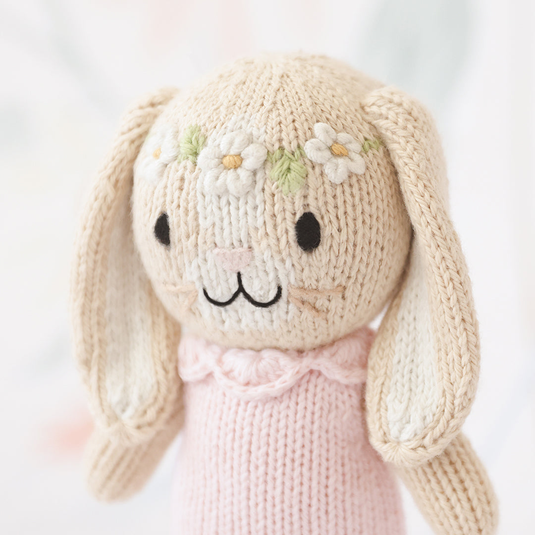 cuddle + kind tiny hannah the bunny - blush