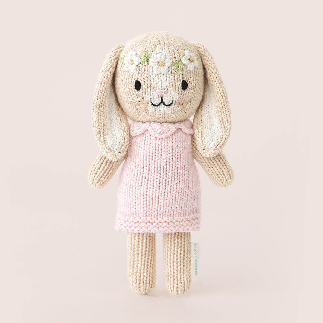 cuddle + kind tiny hannah the bunny - blush