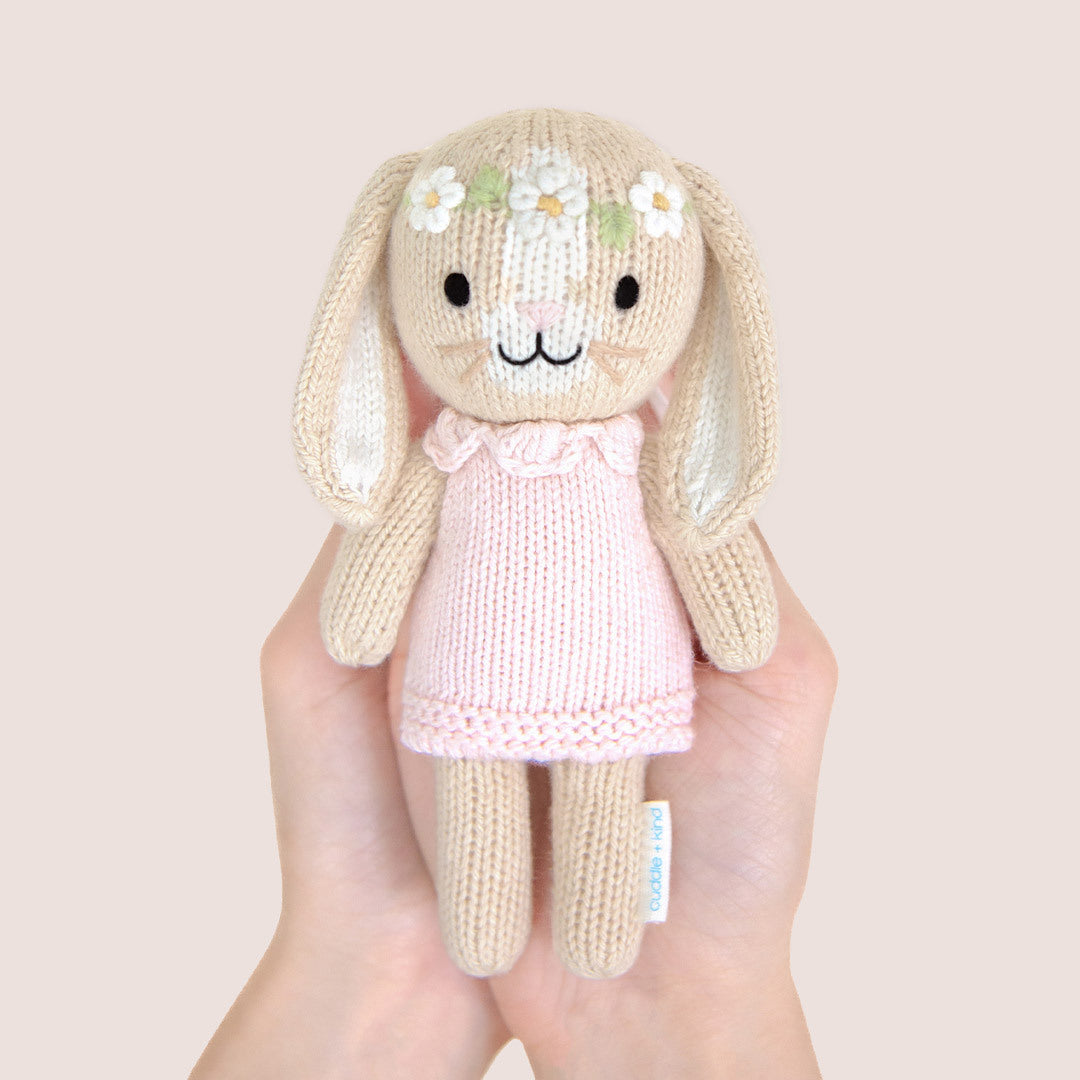 cuddle + kind tiny hannah the bunny - blush