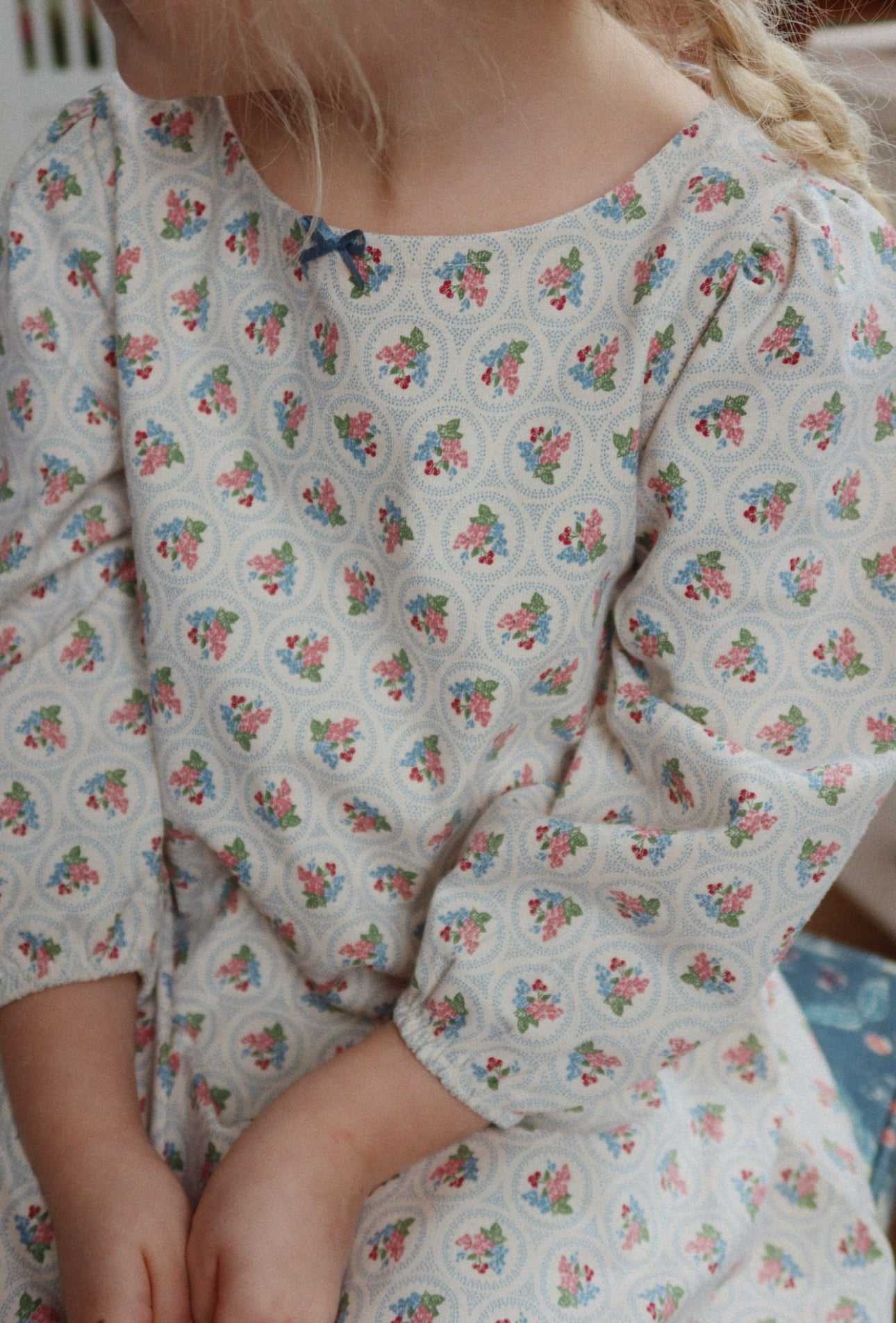 konges slojd drey dress gots - verona blues