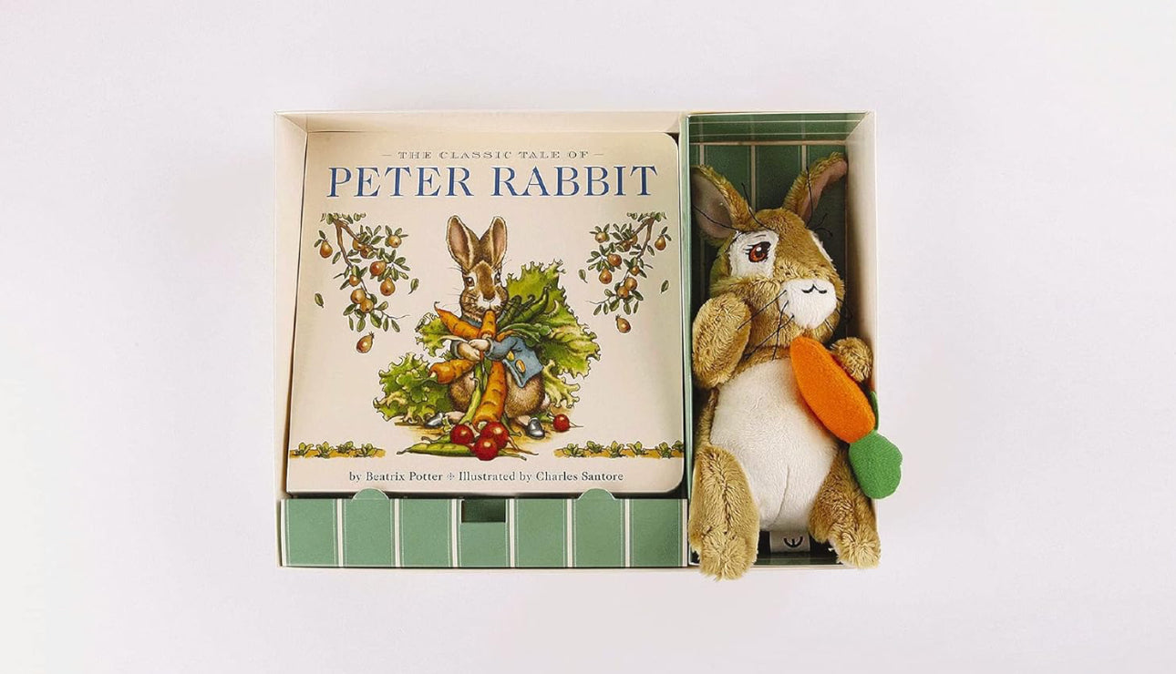 book -  the classic tale of peter rabbit (gift set)