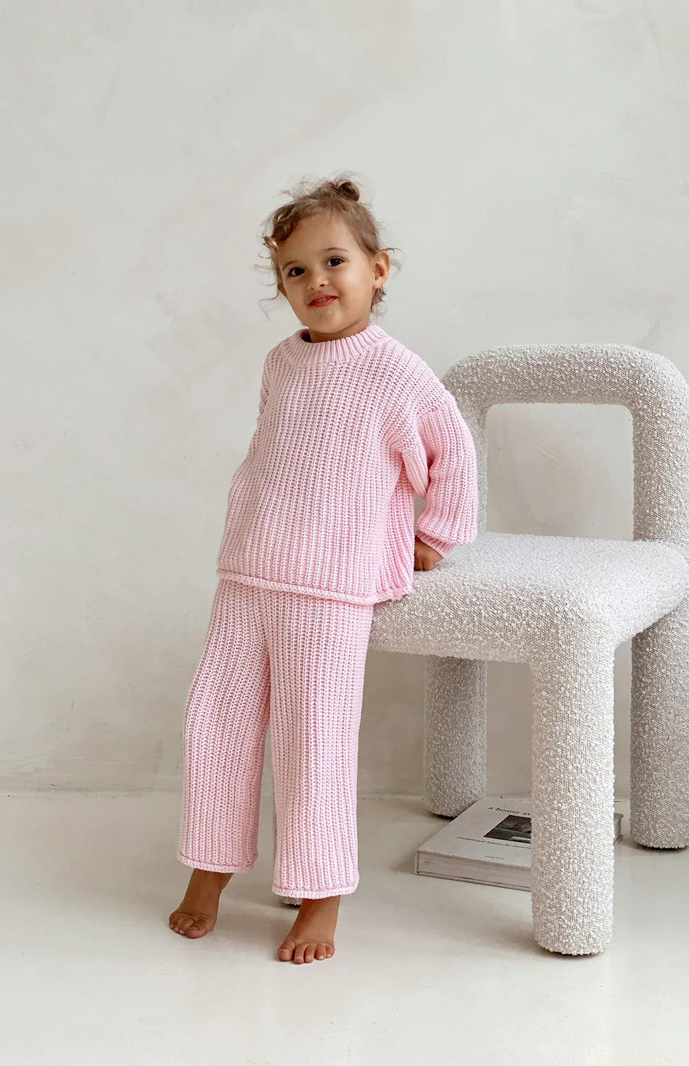 noni & co knit pants - pink