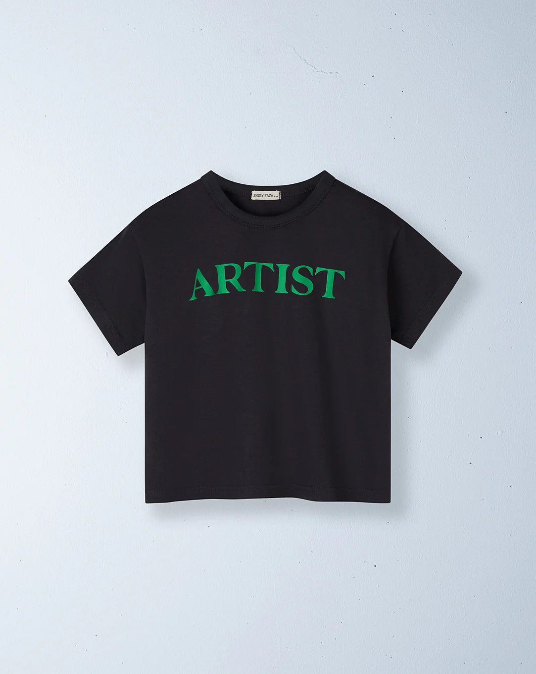 ziggy zaza artist tee - bright green print