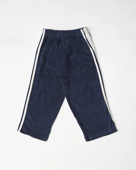 summer and storm terry racer pant - navy
