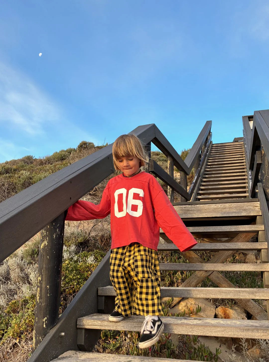 ziggy zaza rookie long sleeve tee - rosso