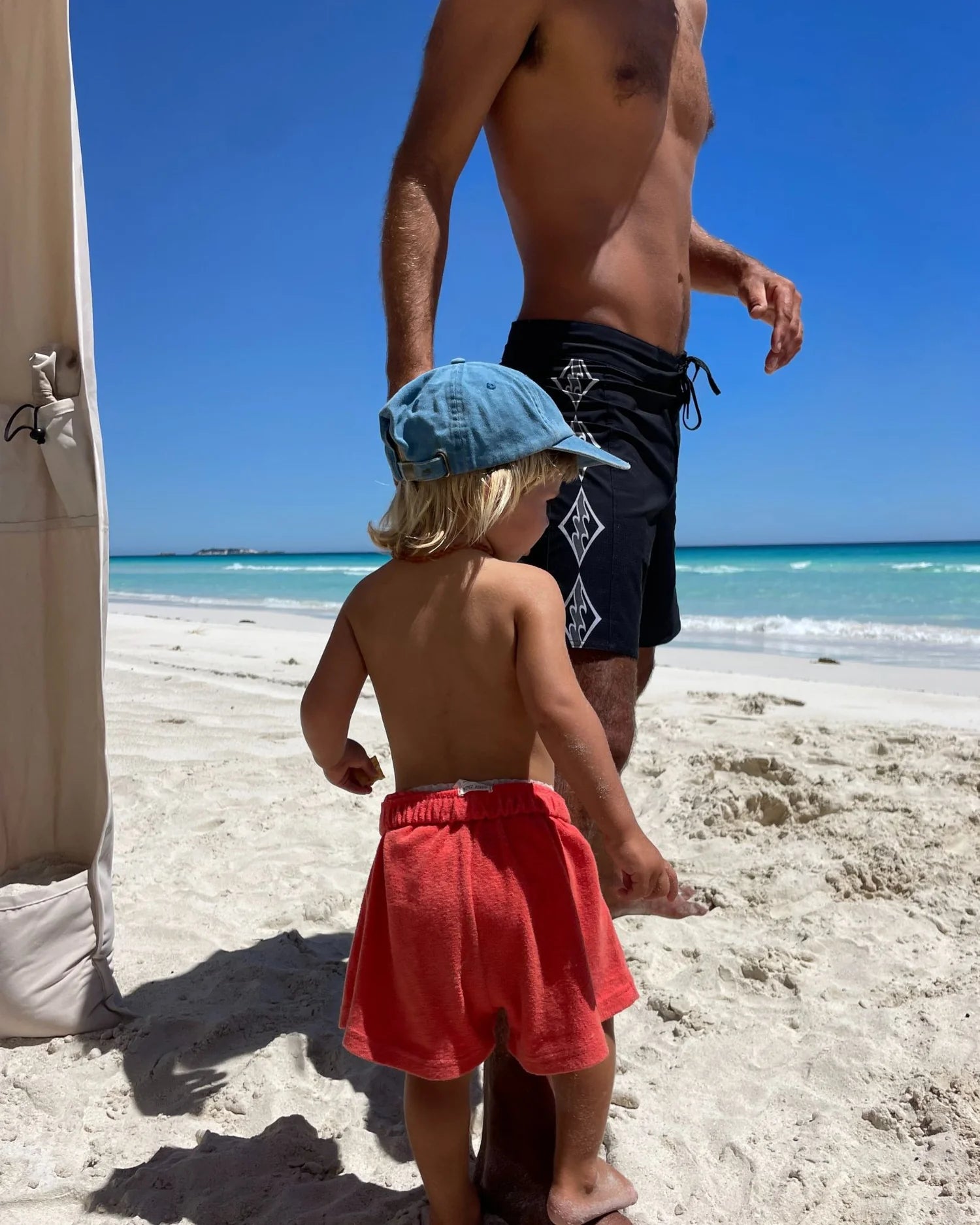 ziggy zaza tiki terry short - crayfish